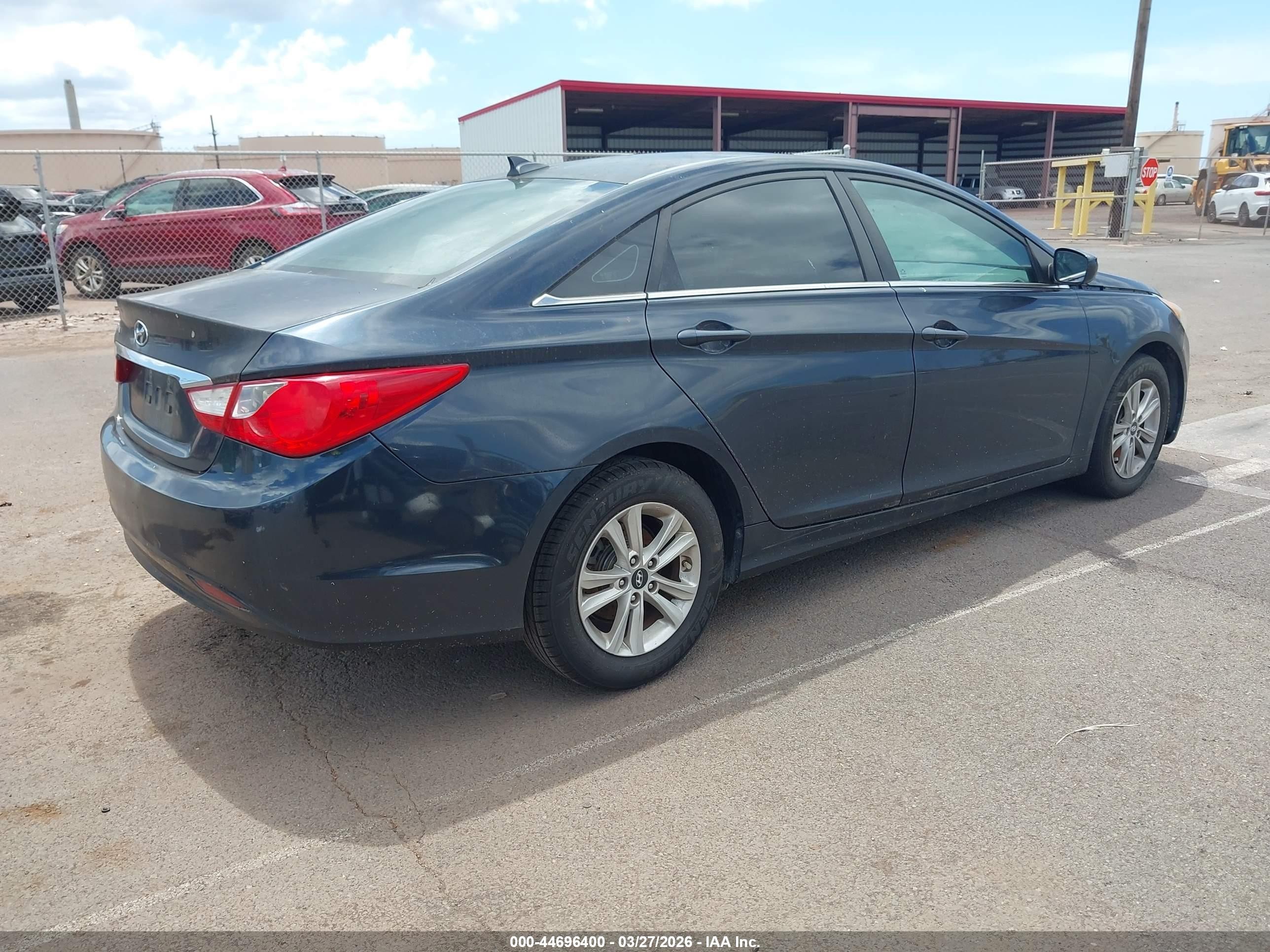 2013 Hyundai Sonata Gls Синий vin: 5NPEB4AC0DH702344
