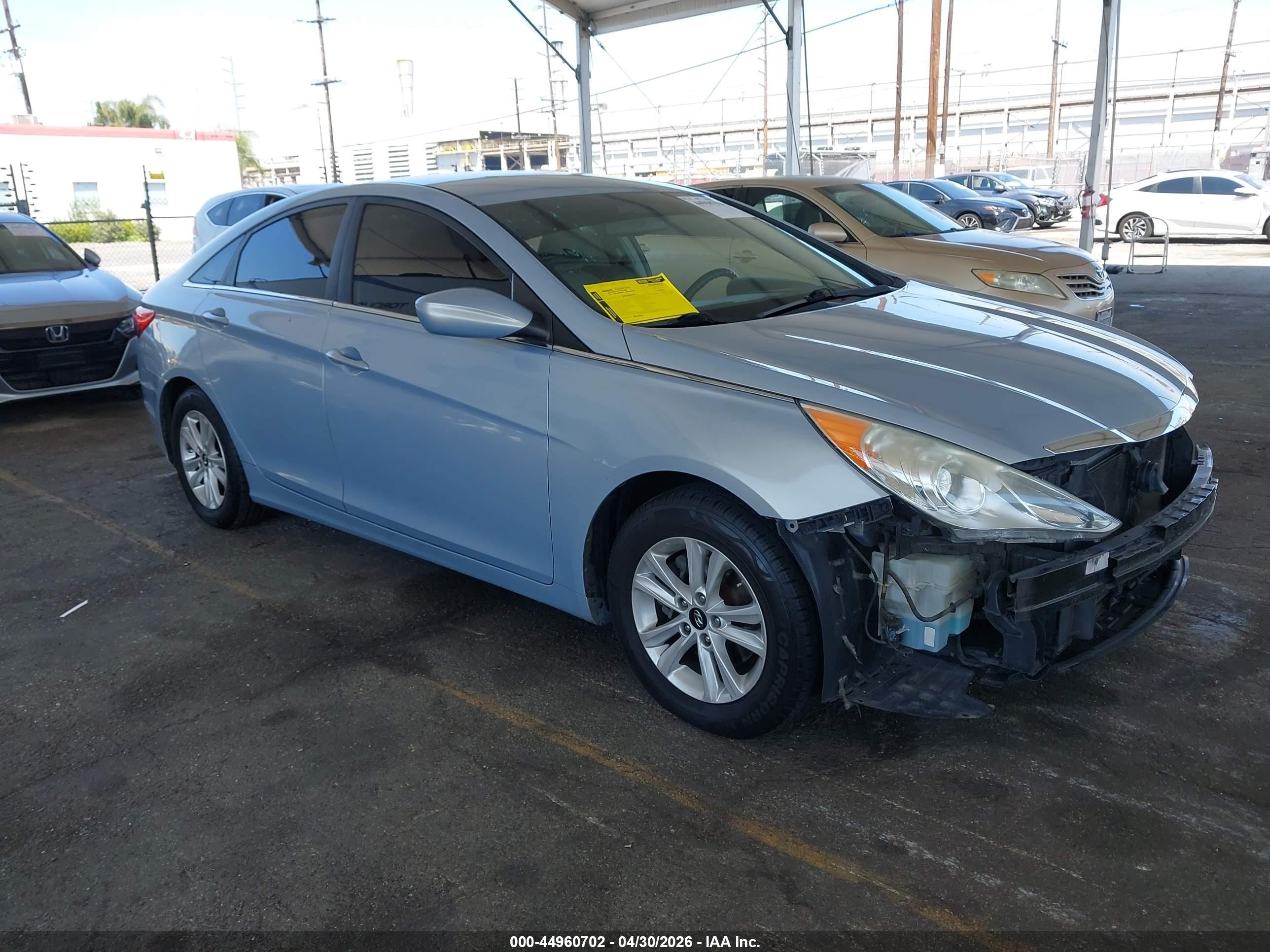 2013 Hyundai Sonata Gls Light Blue vin: 5NPEB4AC0DH715157
