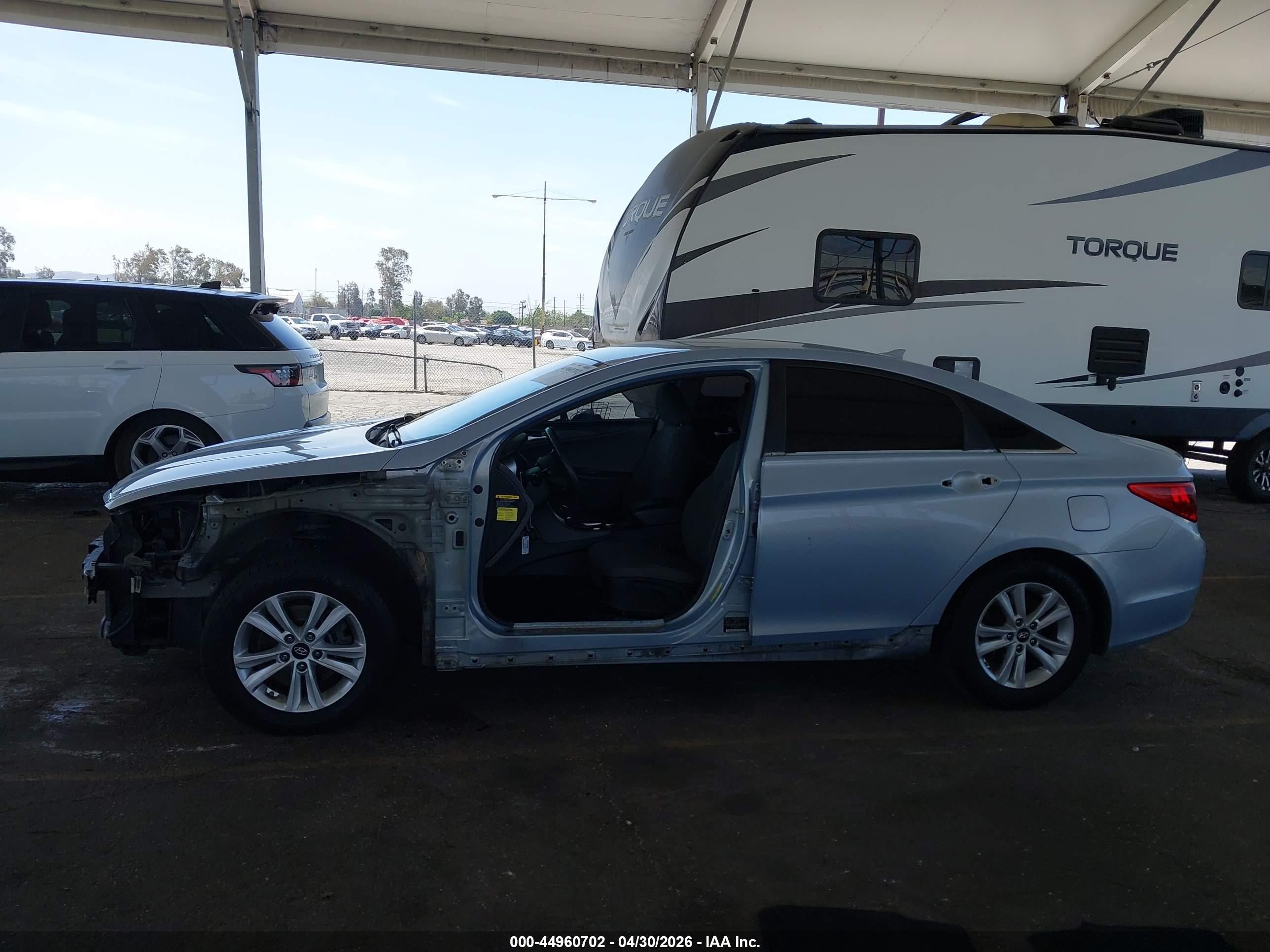 2013 Hyundai Sonata Gls Light Blue vin: 5NPEB4AC0DH715157