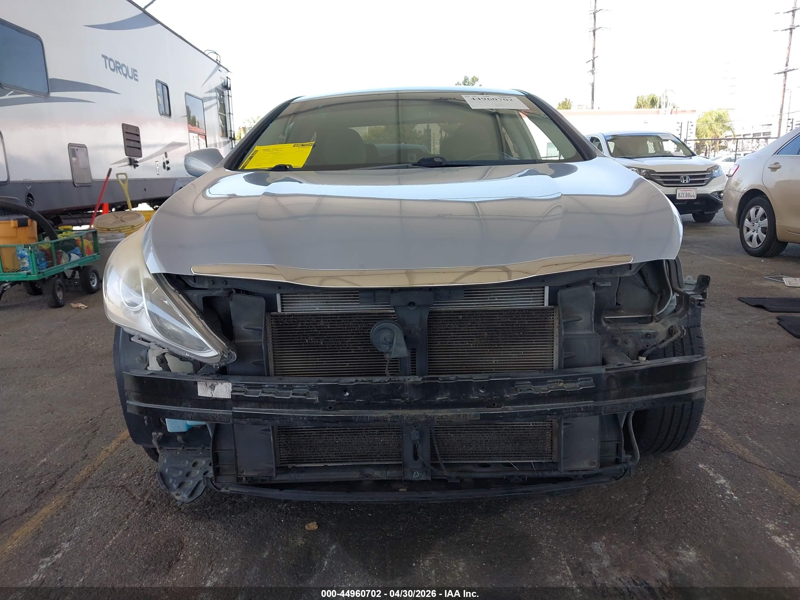 2013 Hyundai Sonata Gls Light Blue vin: 5NPEB4AC0DH715157