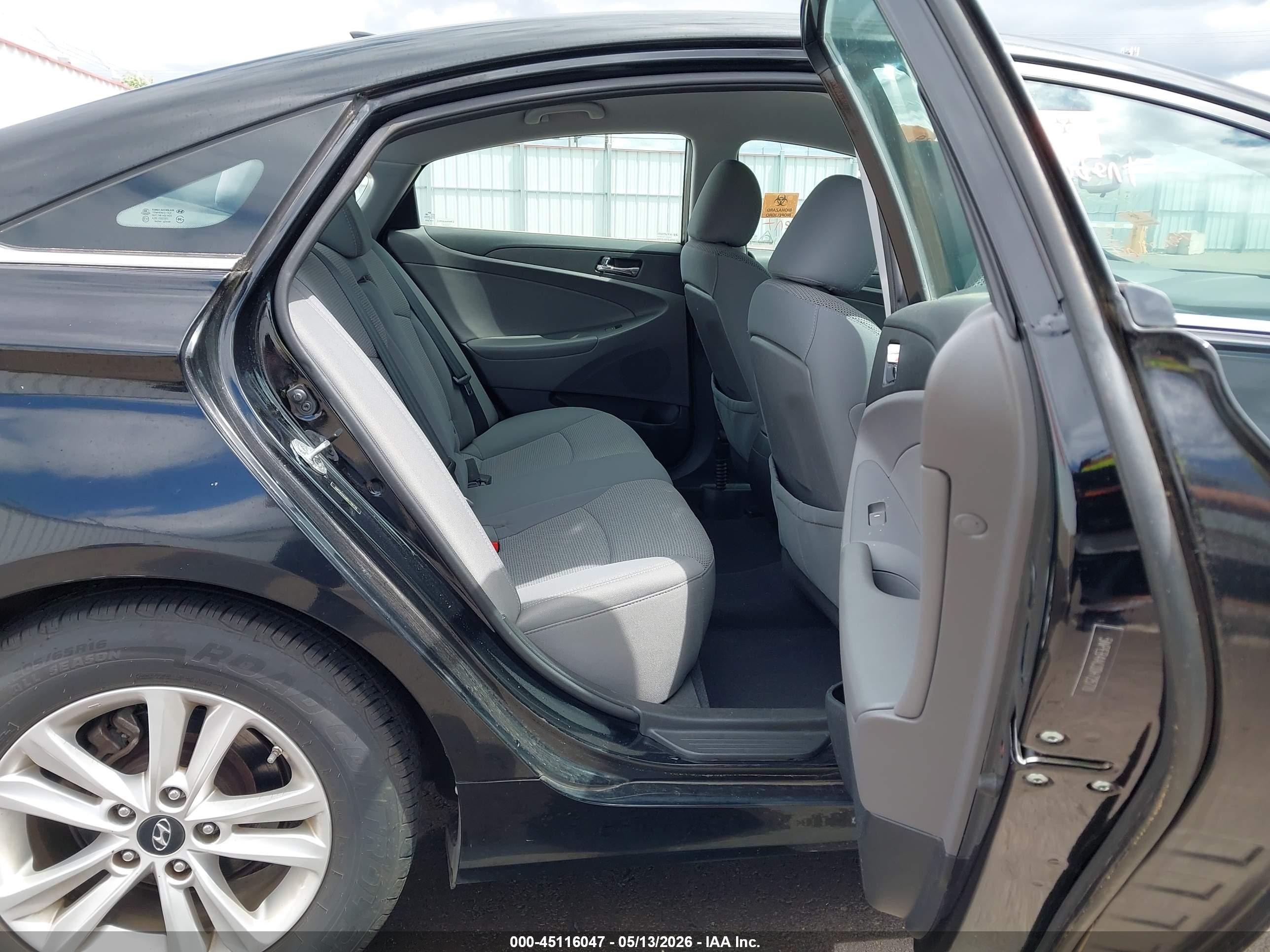 2013 Hyundai Sonata Gls Black vin: 5NPEB4AC0DH725770