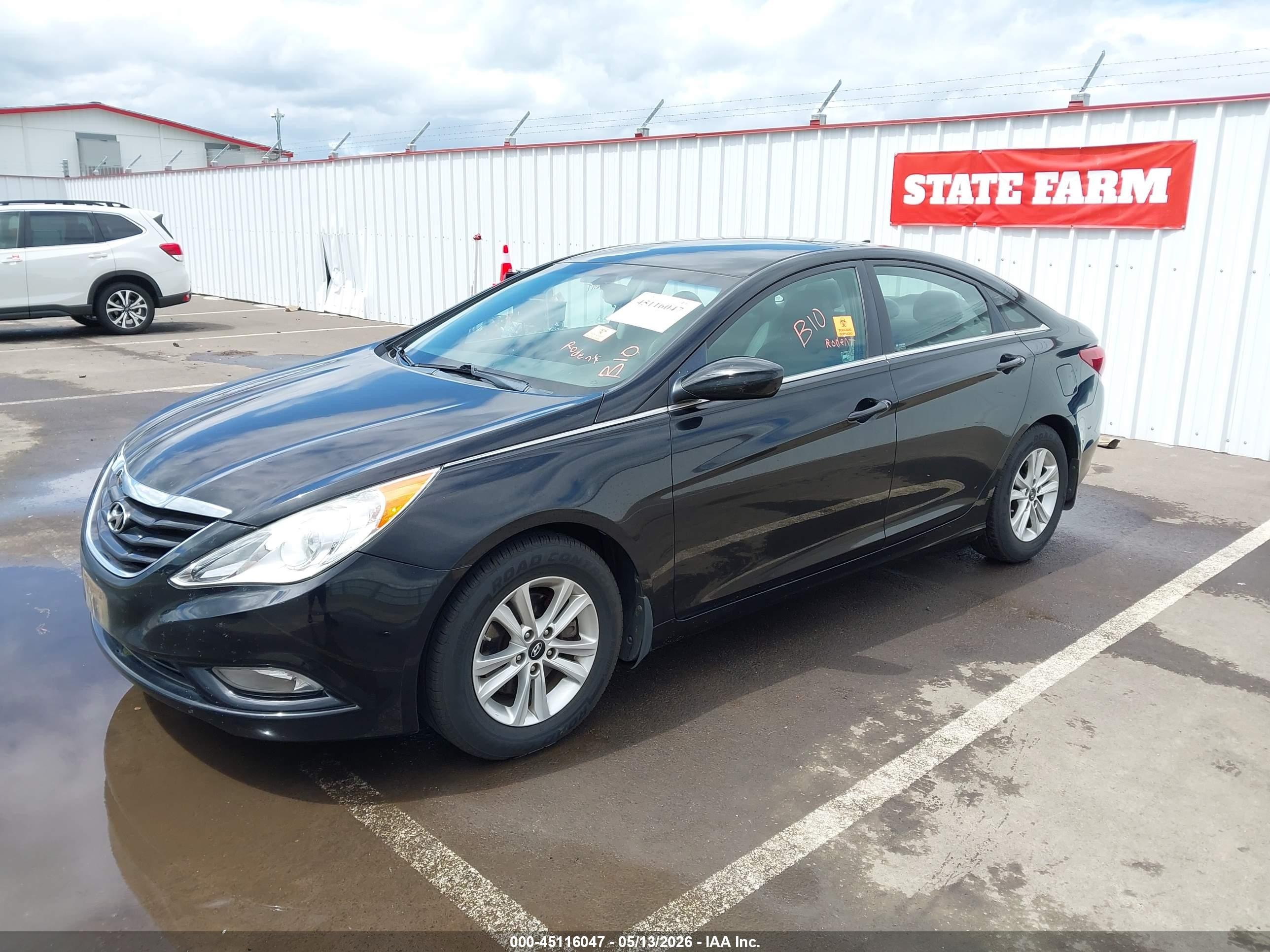 2013 Hyundai Sonata Gls Black vin: 5NPEB4AC0DH725770