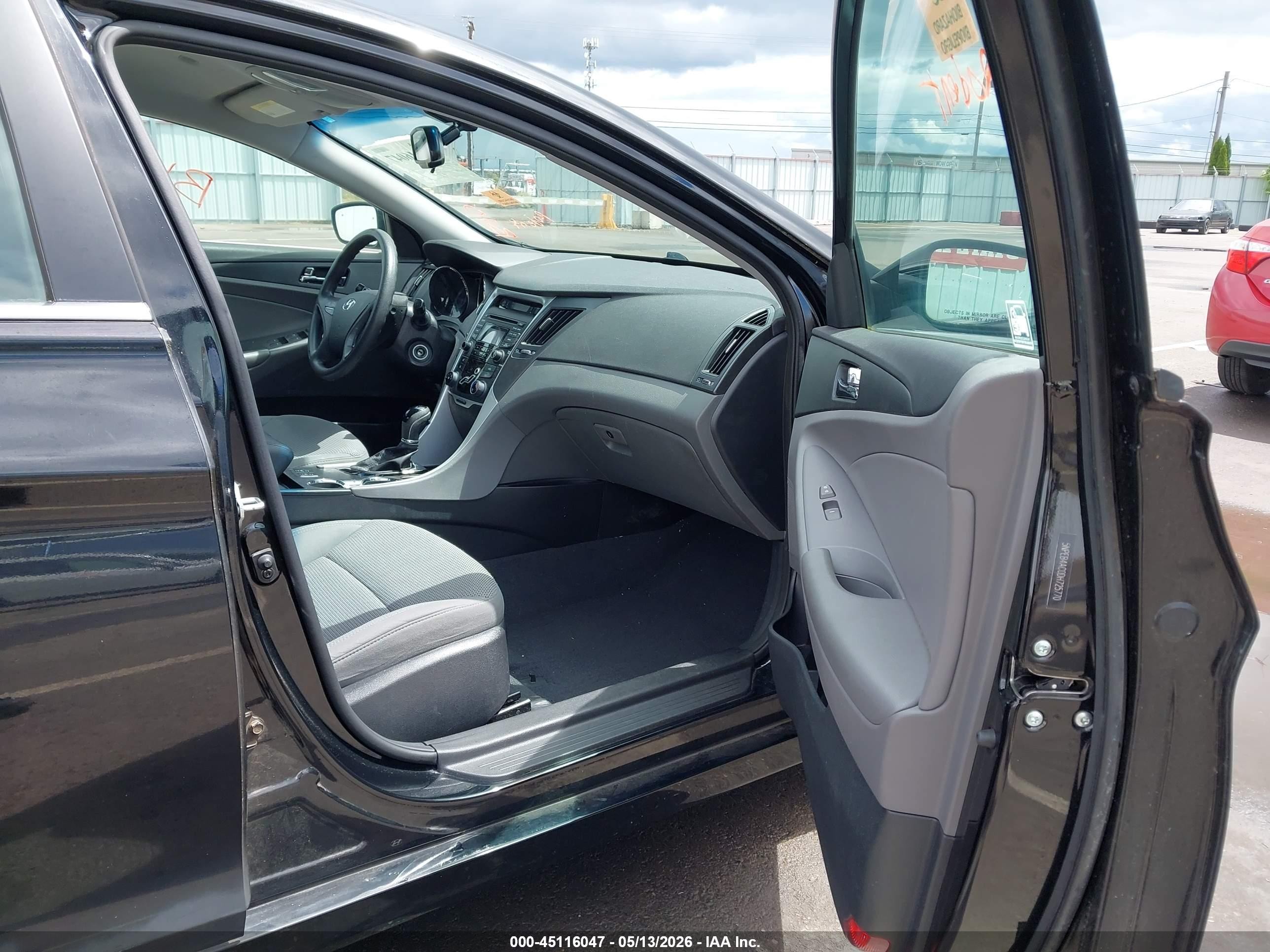 2013 Hyundai Sonata Gls Black vin: 5NPEB4AC0DH725770
