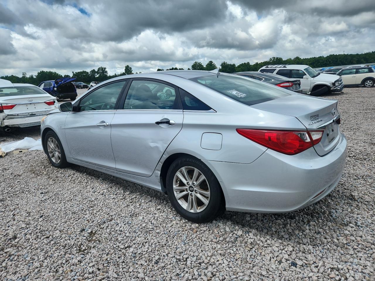 2013 Hyundai Sonata Gls Gray vin: 5NPEB4AC0DH728085