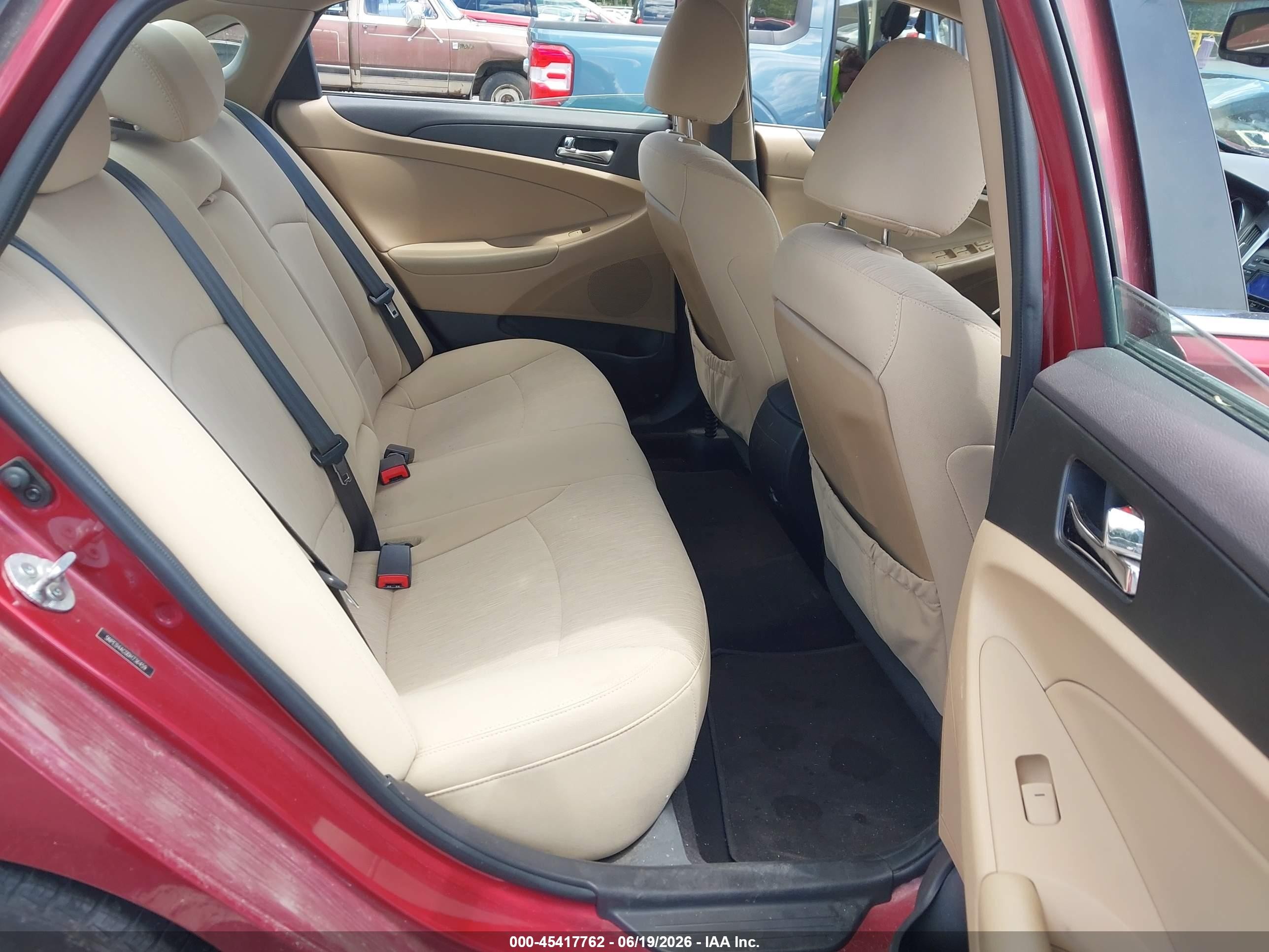2013 Hyundai Sonata Gls Red vin: 5NPEB4AC0DH736459