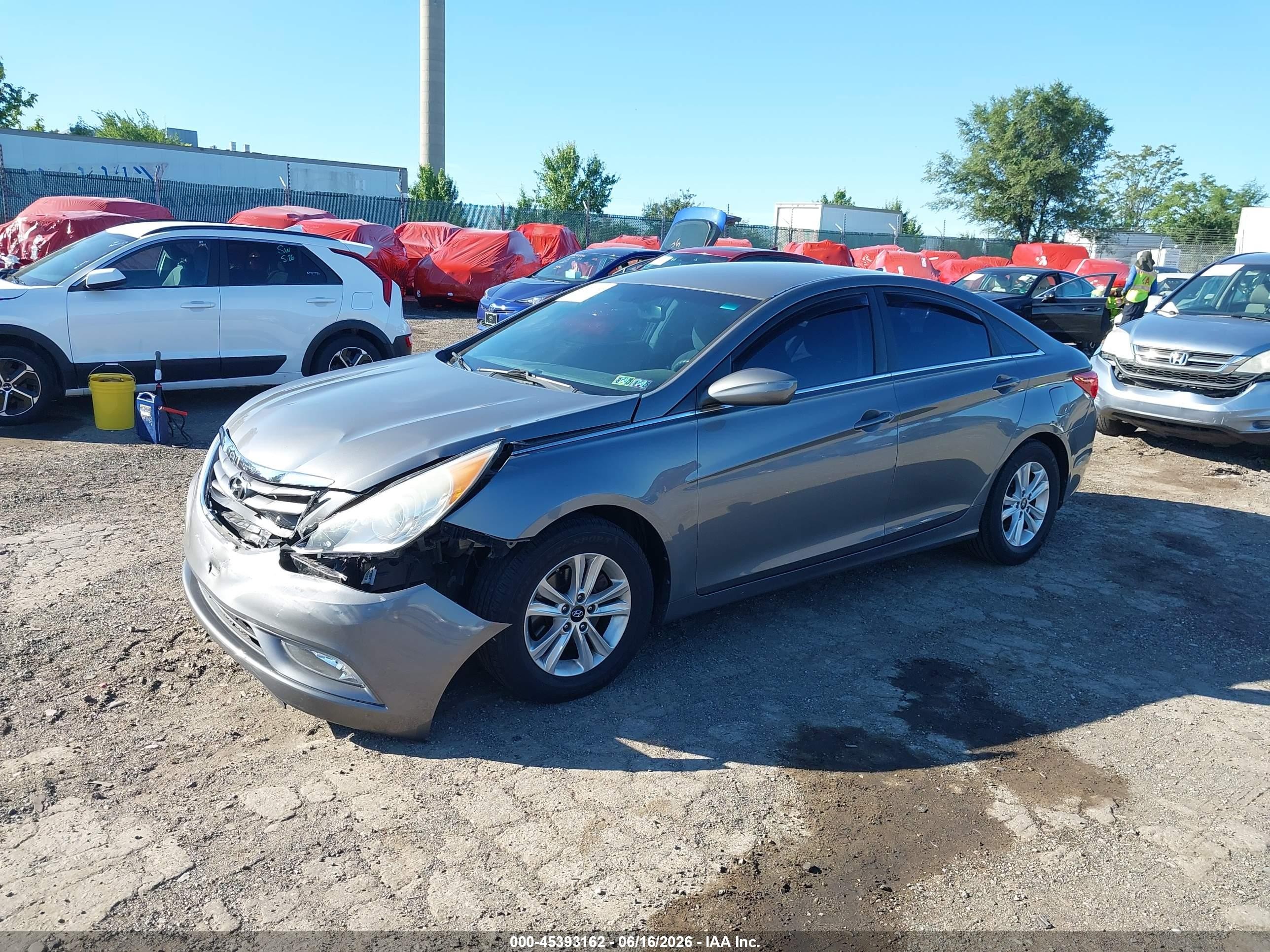 2013 Hyundai Sonata Gls Gray vin: 5NPEB4AC0DH737577