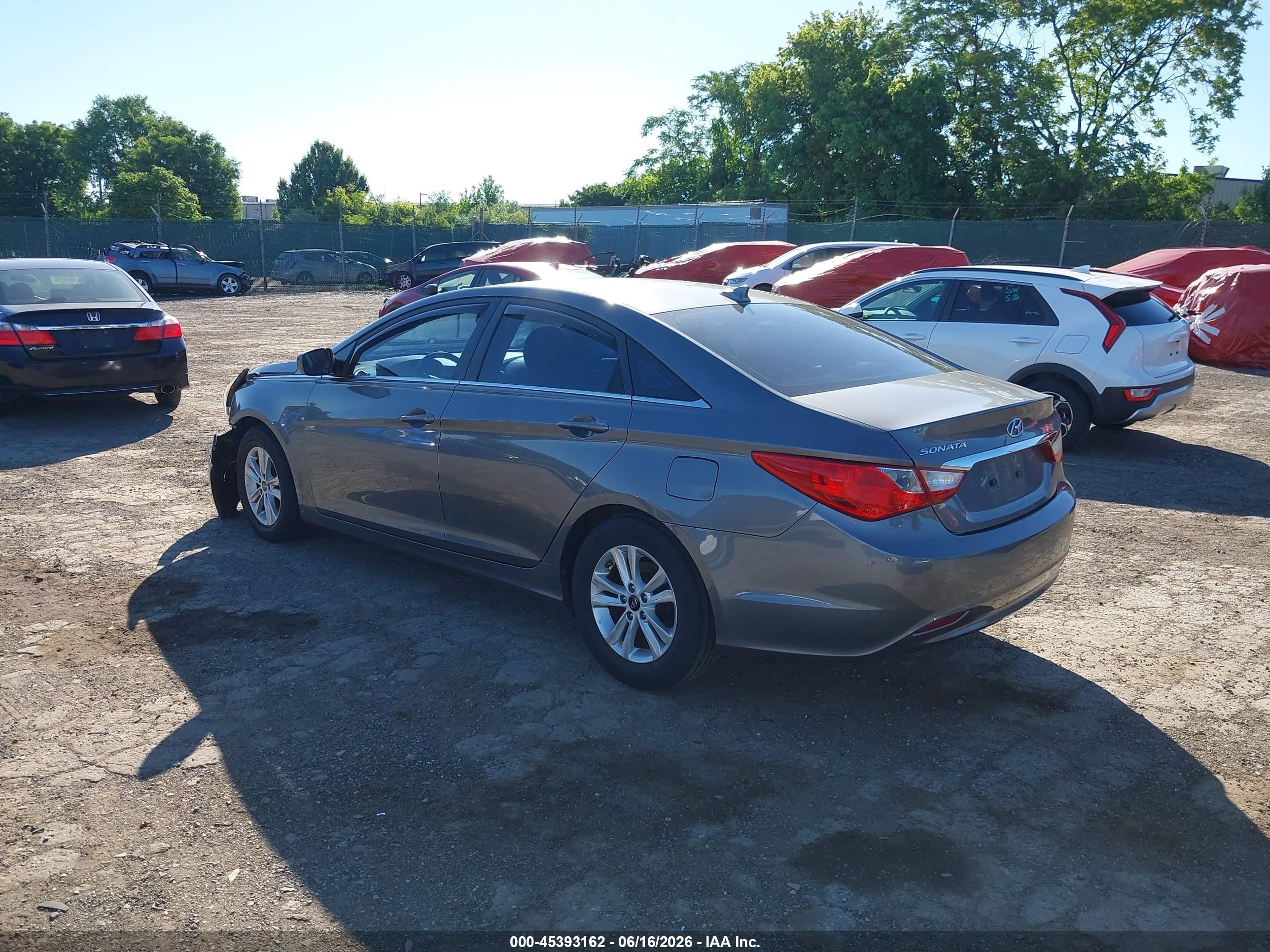 2013 Hyundai Sonata Gls Gray vin: 5NPEB4AC0DH737577