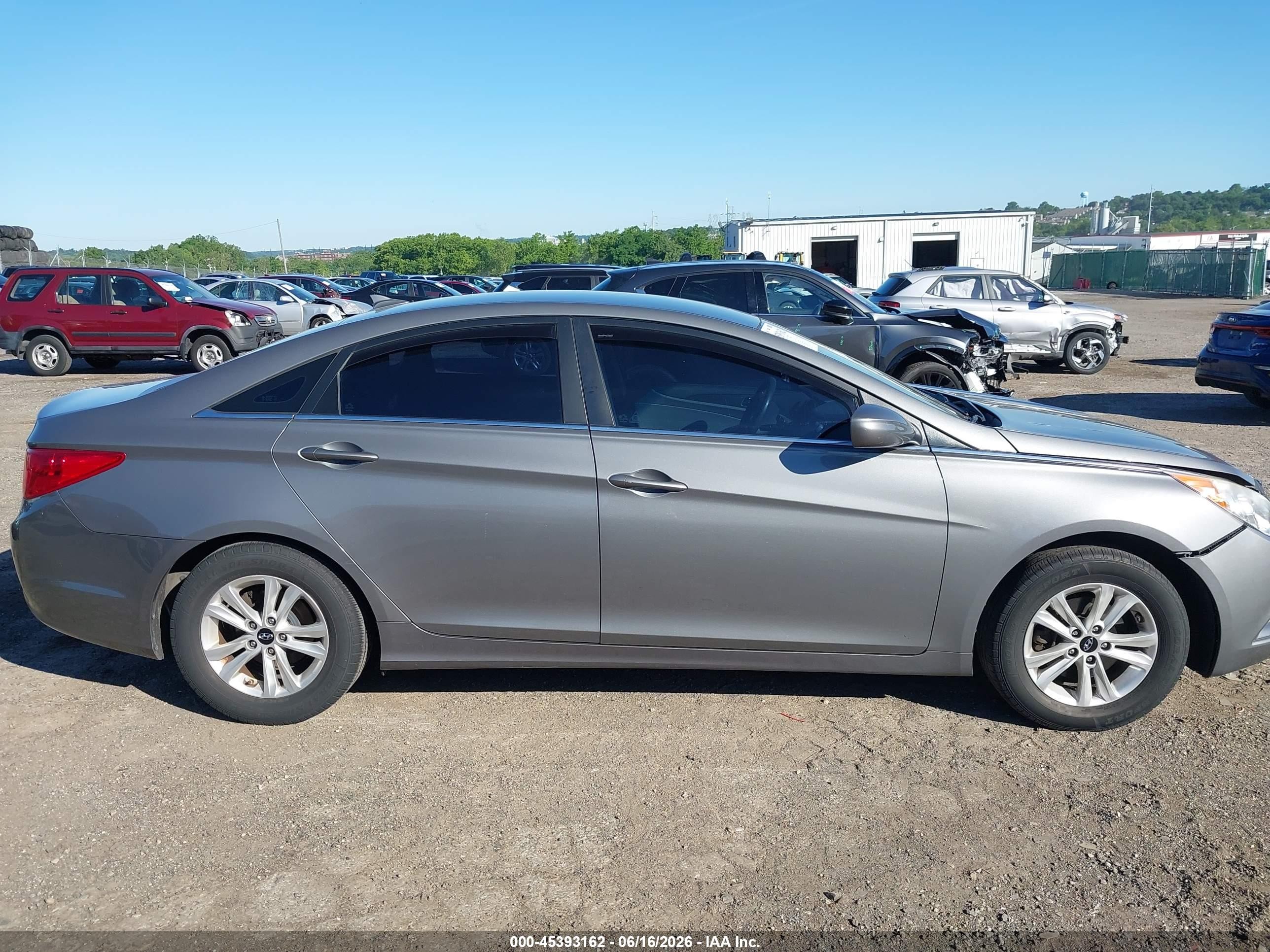 2013 Hyundai Sonata Gls Gray vin: 5NPEB4AC0DH737577