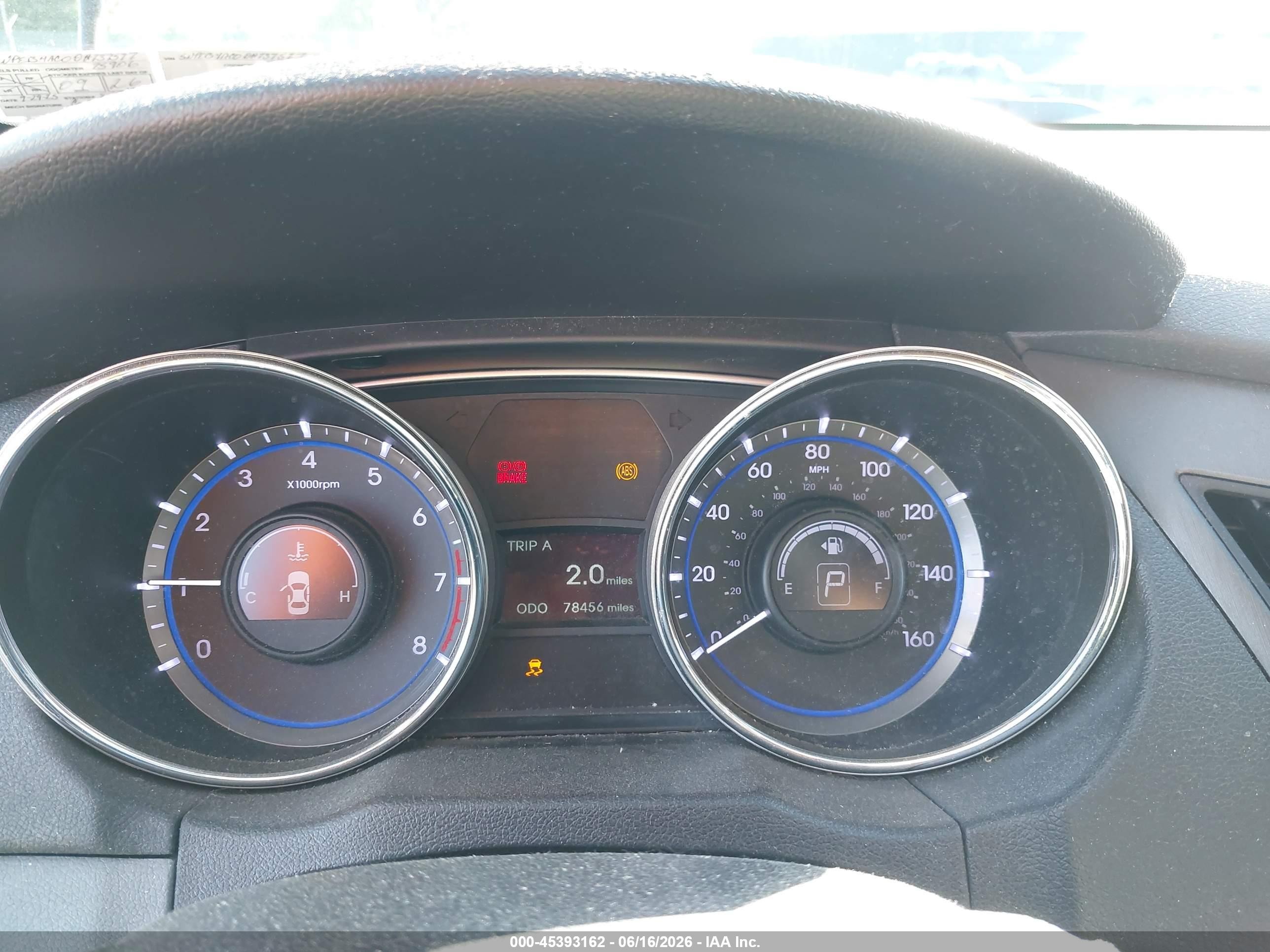 2013 Hyundai Sonata Gls Gray vin: 5NPEB4AC0DH737577