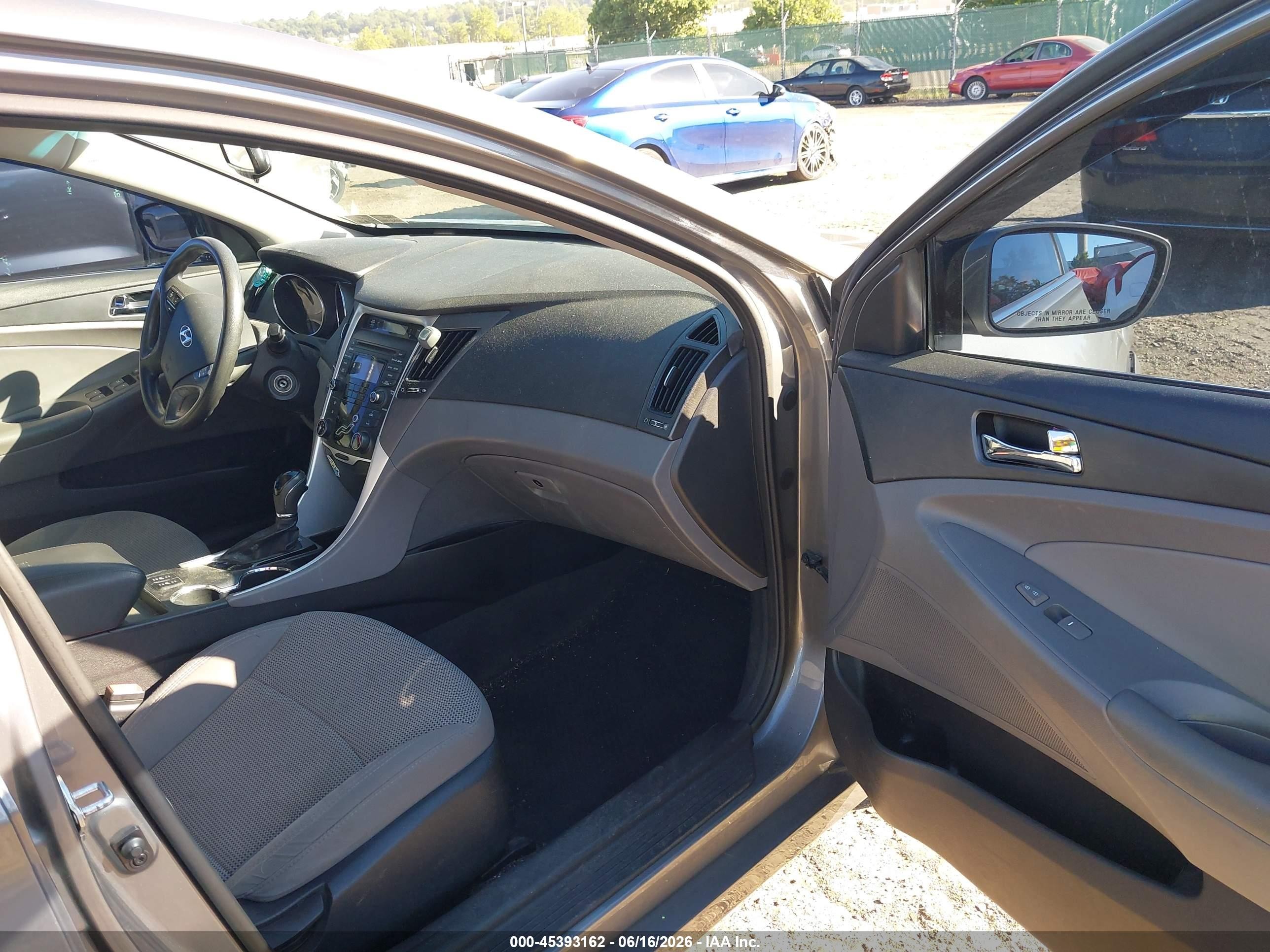 2013 Hyundai Sonata Gls Gray vin: 5NPEB4AC0DH737577