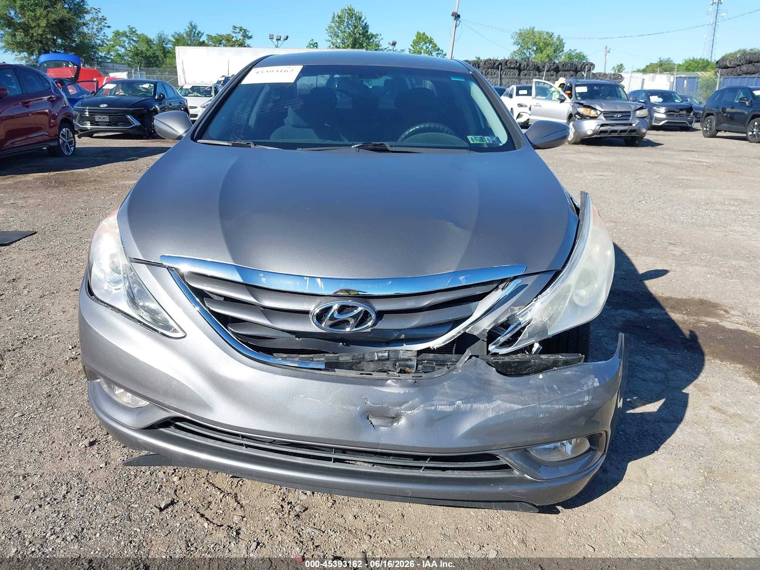 2013 Hyundai Sonata Gls Gray vin: 5NPEB4AC0DH737577