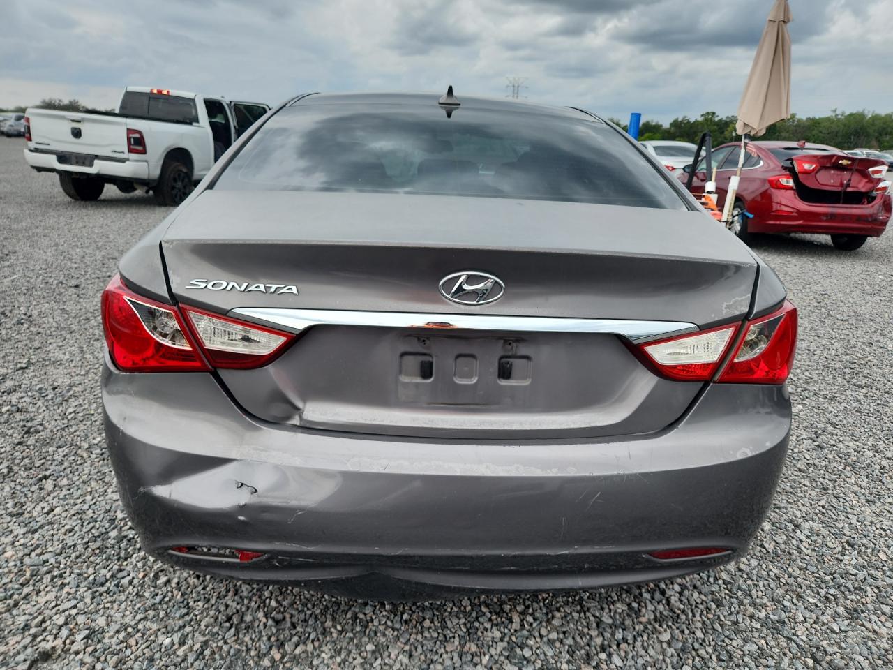 2013 Hyundai Sonata Gls Gray vin: 5NPEB4AC0DH740902