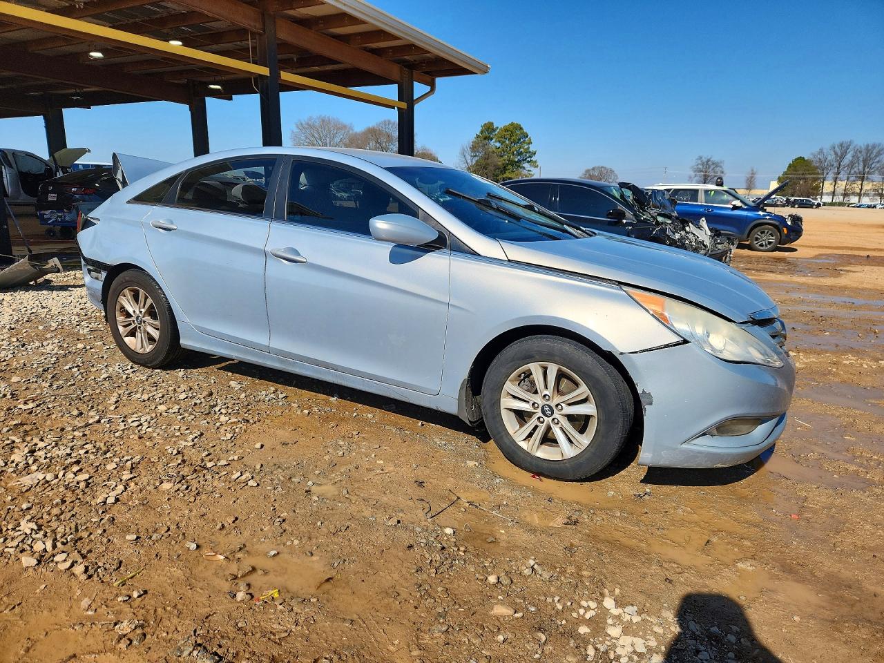 2013 Hyundai Sonata Gls Blue vin: 5NPEB4AC0DH748448