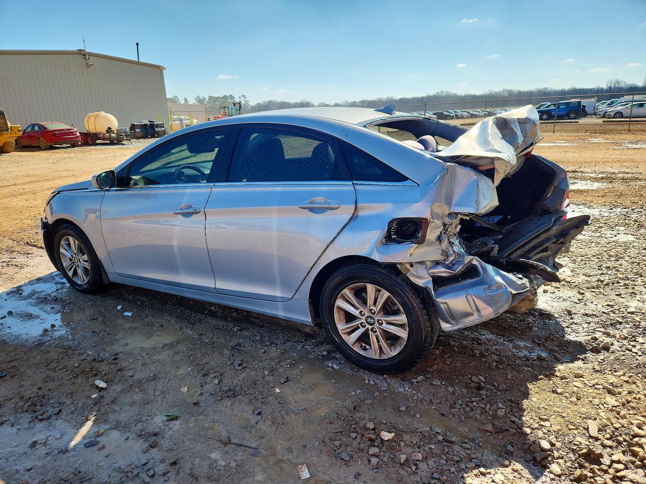 2013 Hyundai Sonata Gls Blue vin: 5NPEB4AC0DH748448