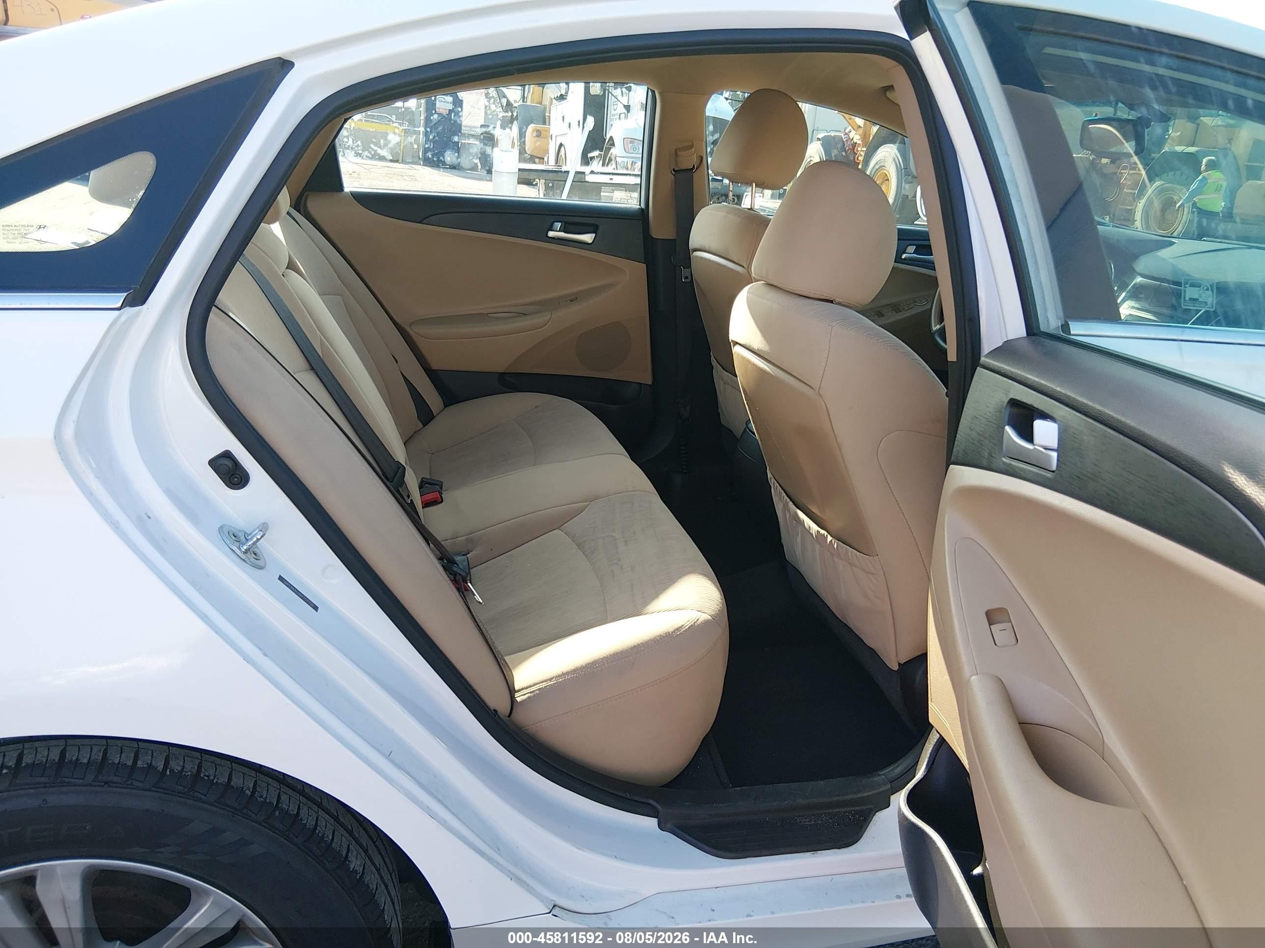 2013 Hyundai Sonata Gls White vin: 5NPEB4AC0DH757750
