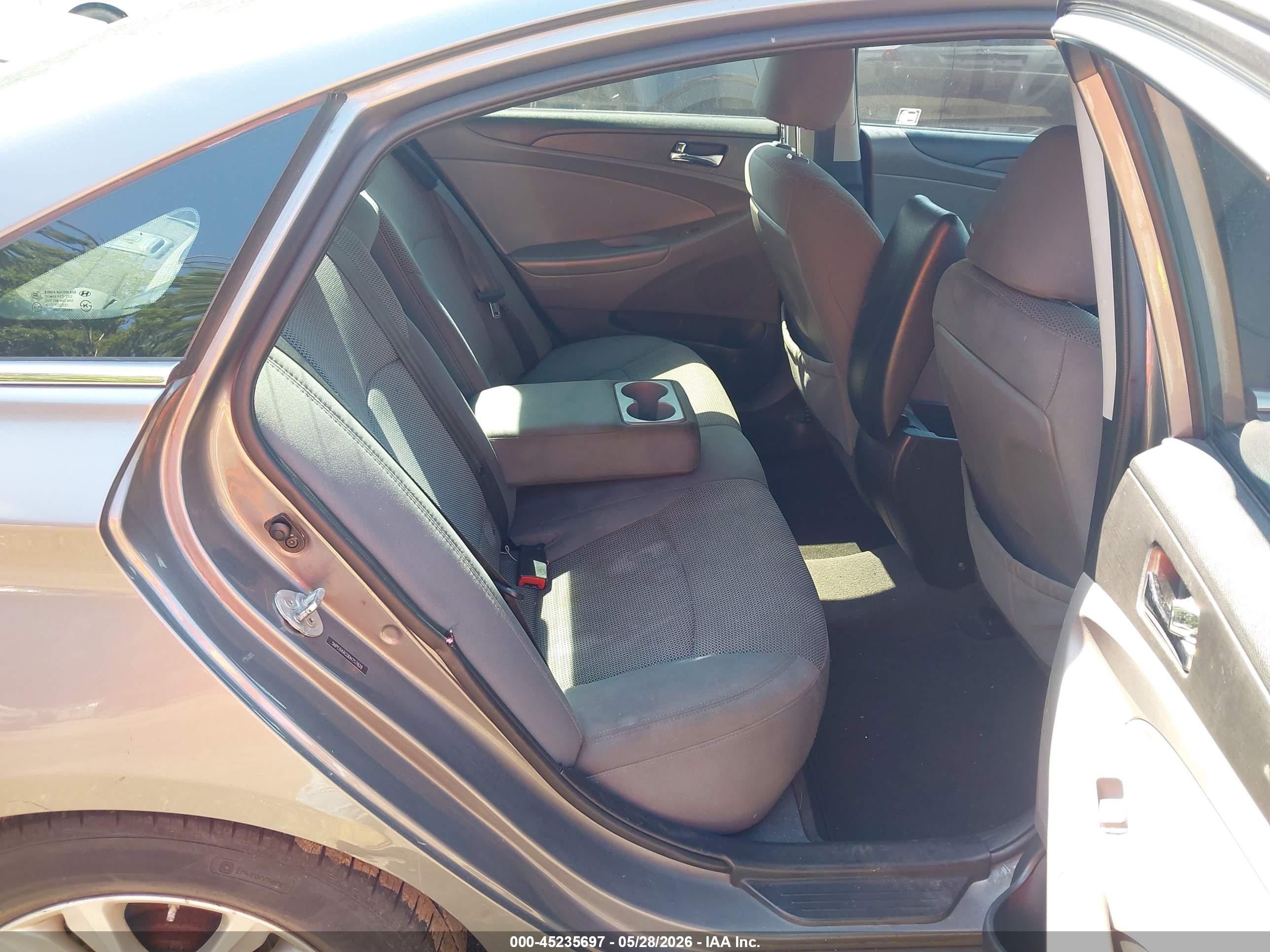 2013 Hyundai Sonata Gls Gray vin: 5NPEB4AC0DH757828