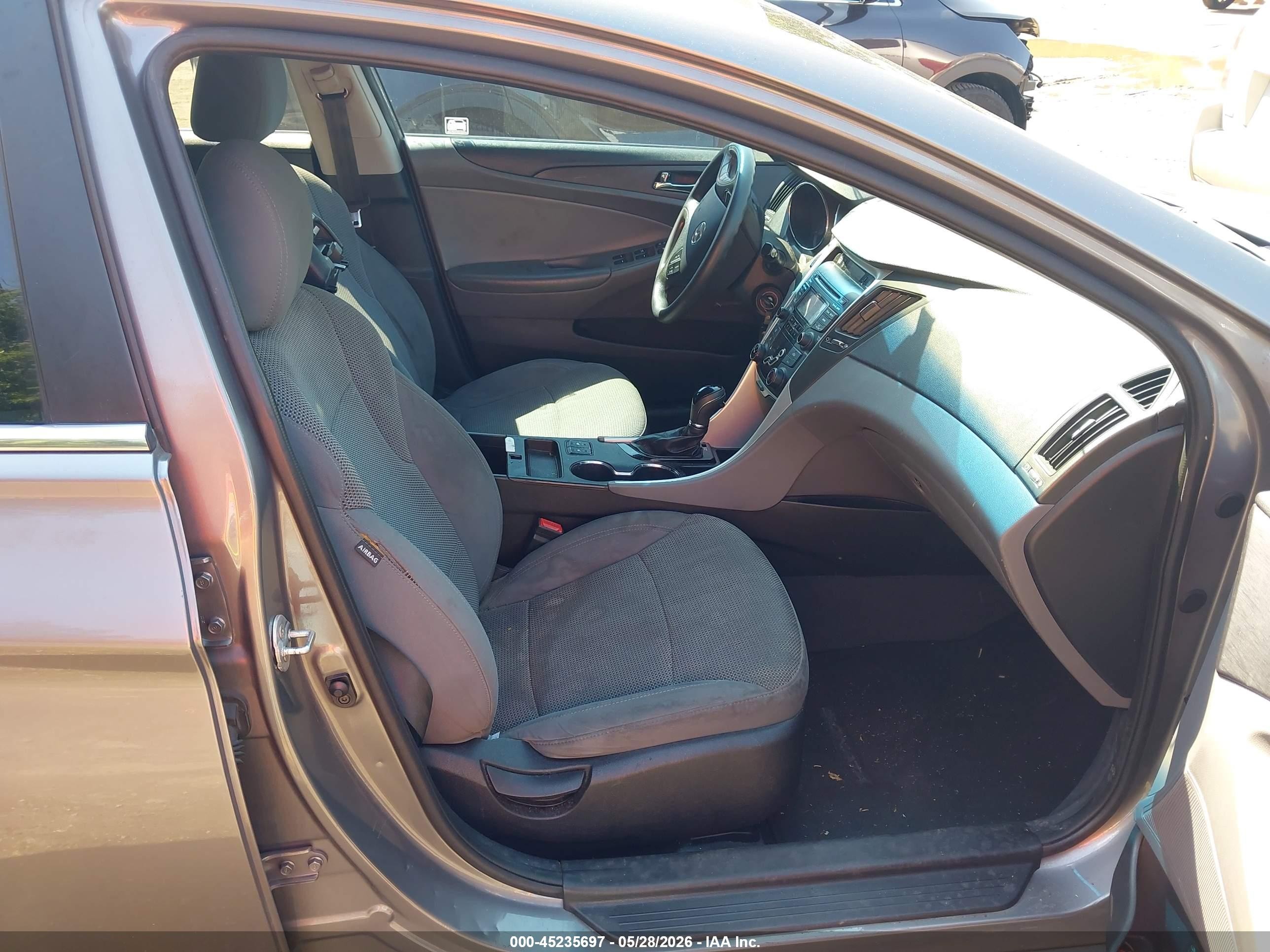 2013 Hyundai Sonata Gls Gray vin: 5NPEB4AC0DH757828