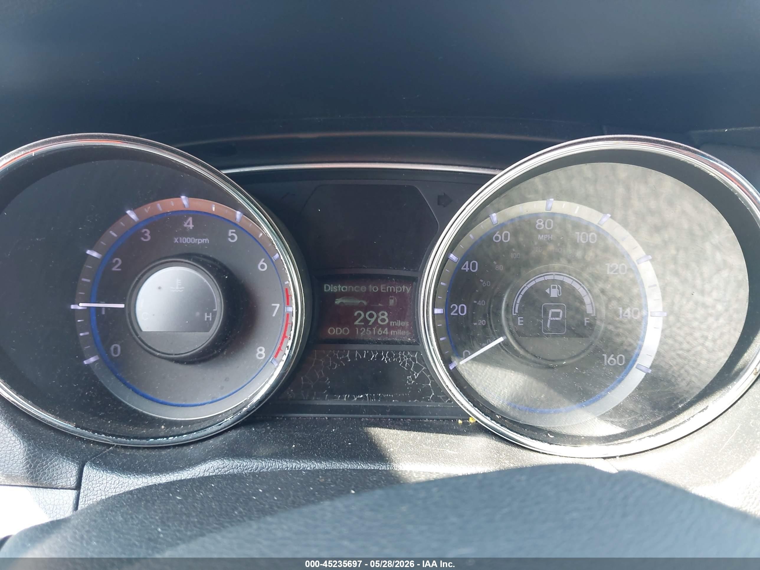 2013 Hyundai Sonata Gls Gray vin: 5NPEB4AC0DH757828