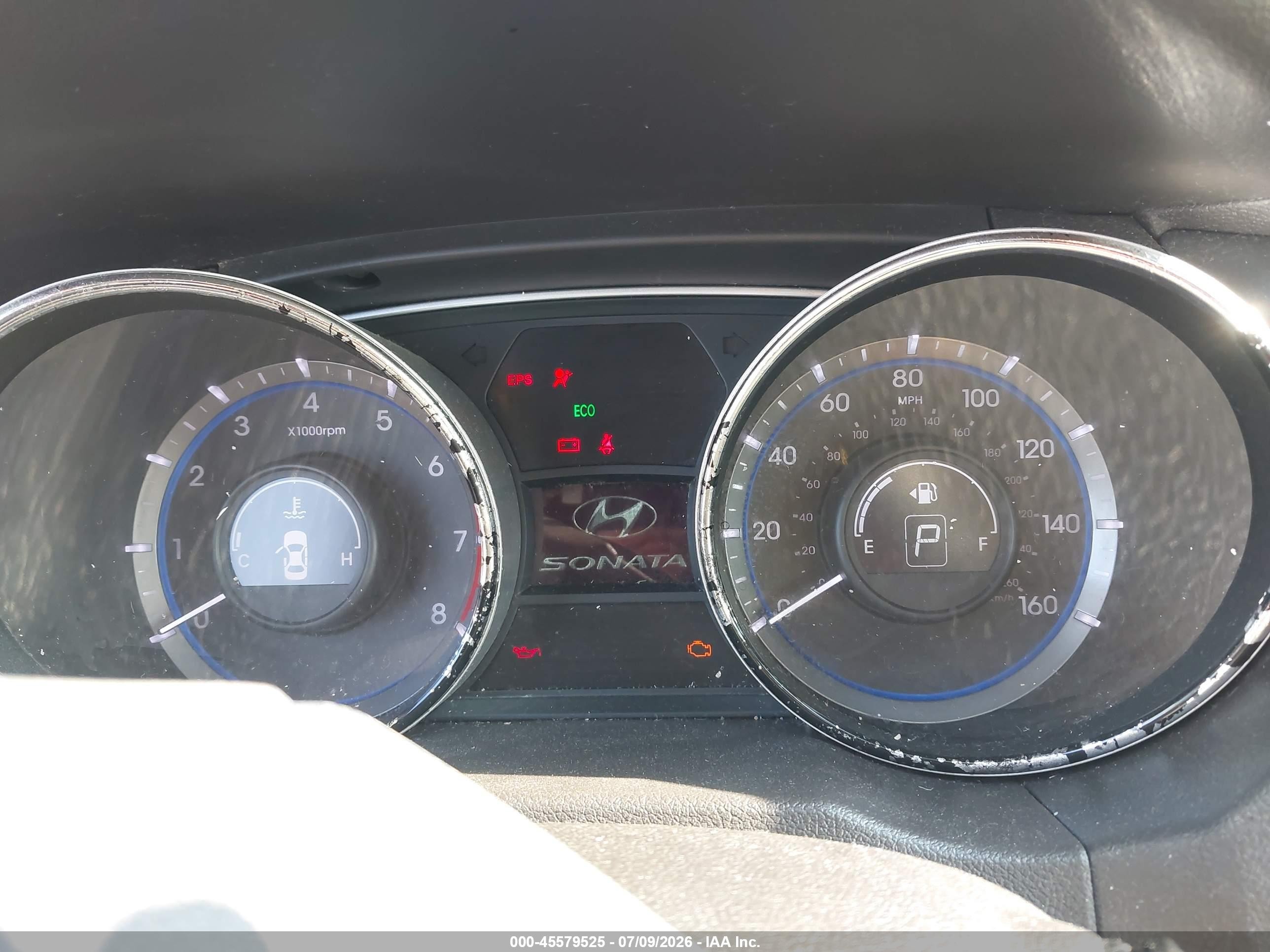 2013 Hyundai Sonata Gls White vin: 5NPEB4AC0DH763404