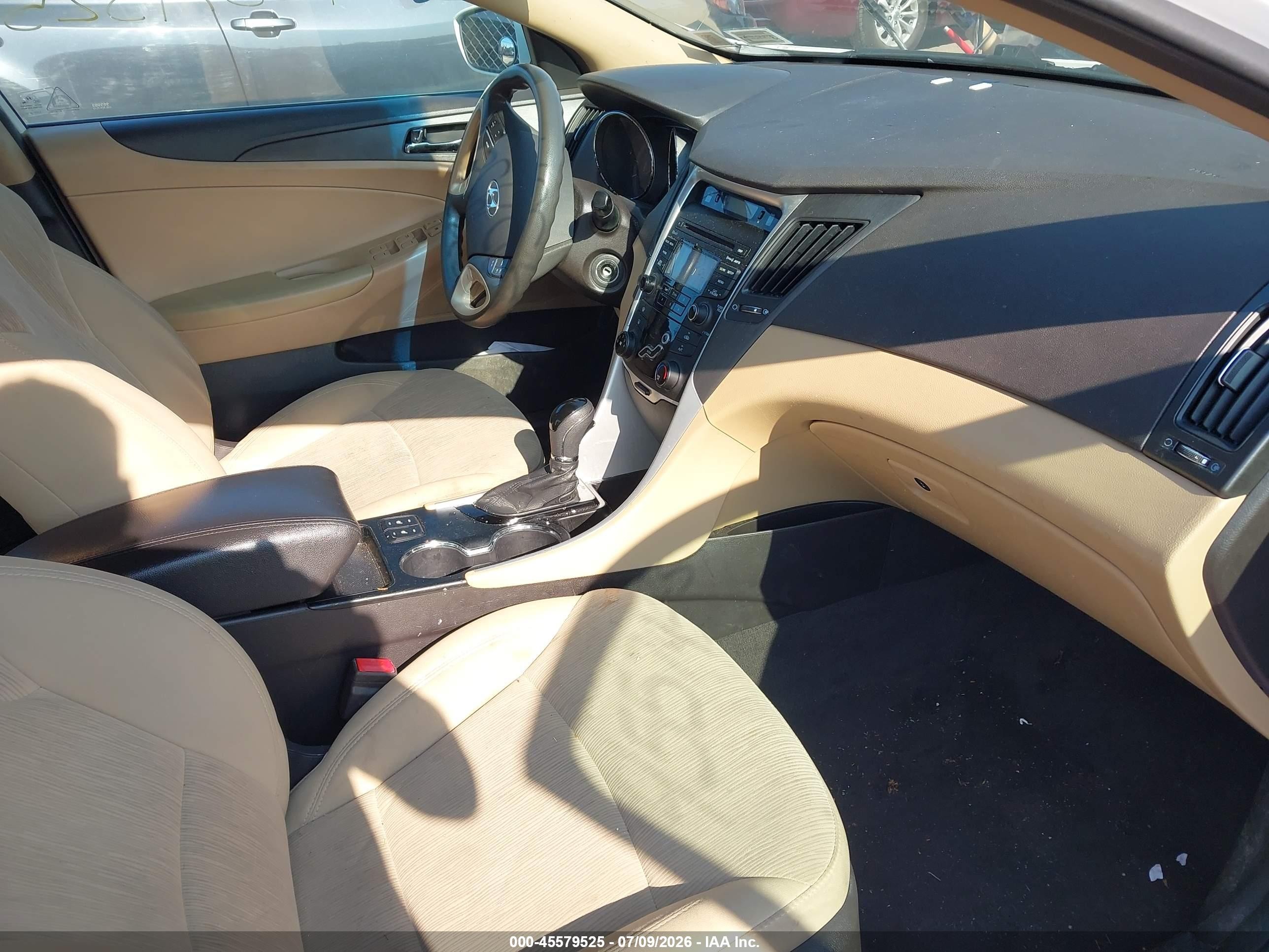 2013 Hyundai Sonata Gls White vin: 5NPEB4AC0DH763404