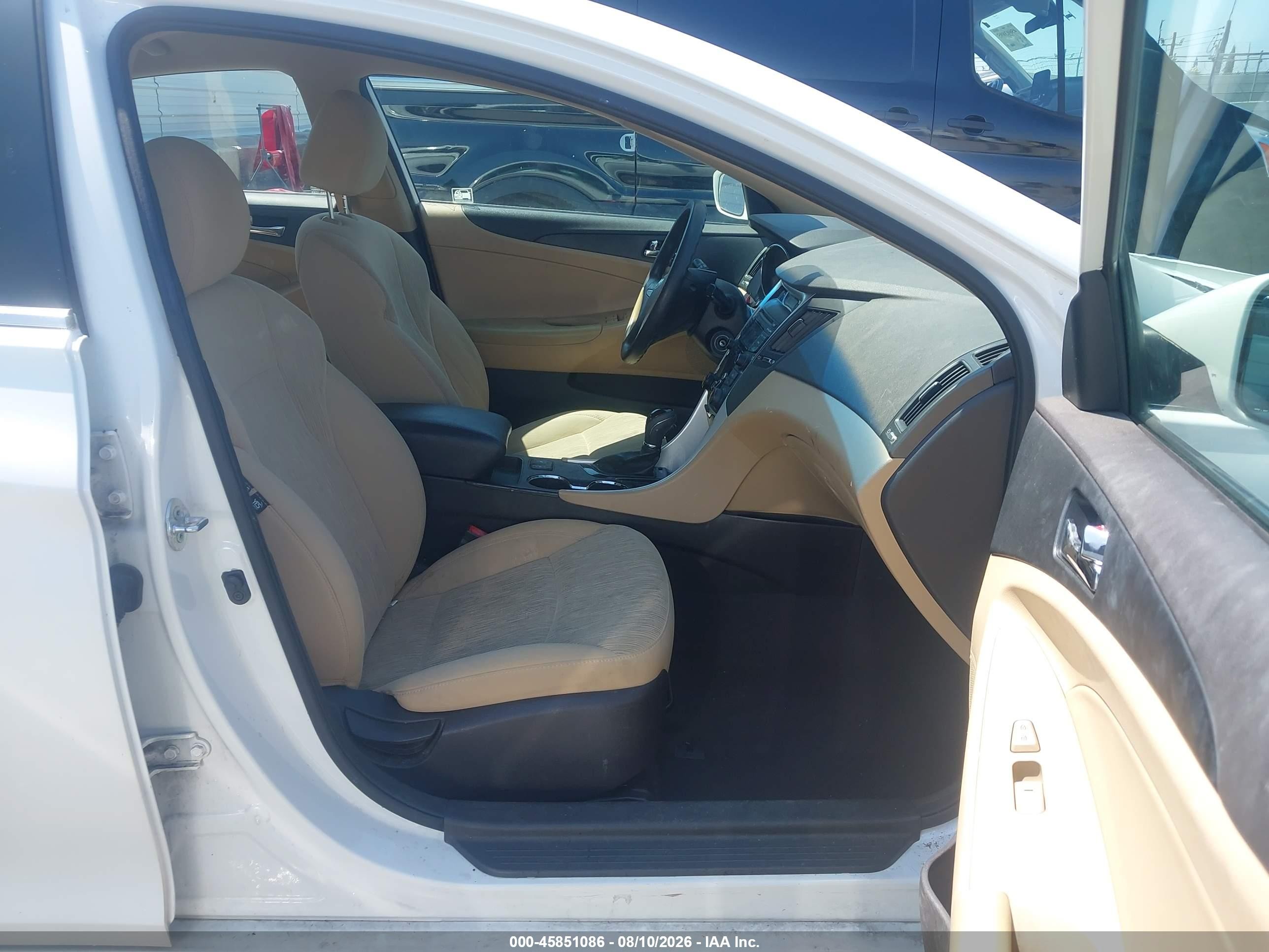2013 Hyundai Sonata Gls White vin: 5NPEB4AC0DH764195
