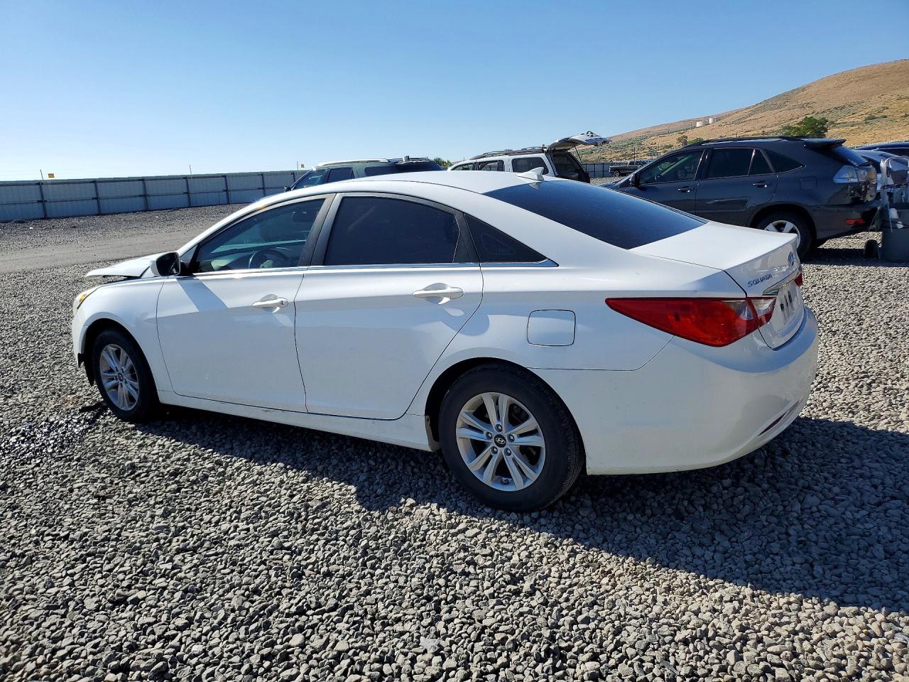 2013 Hyundai Sonata Gls White vin: 5NPEB4AC0DH776525