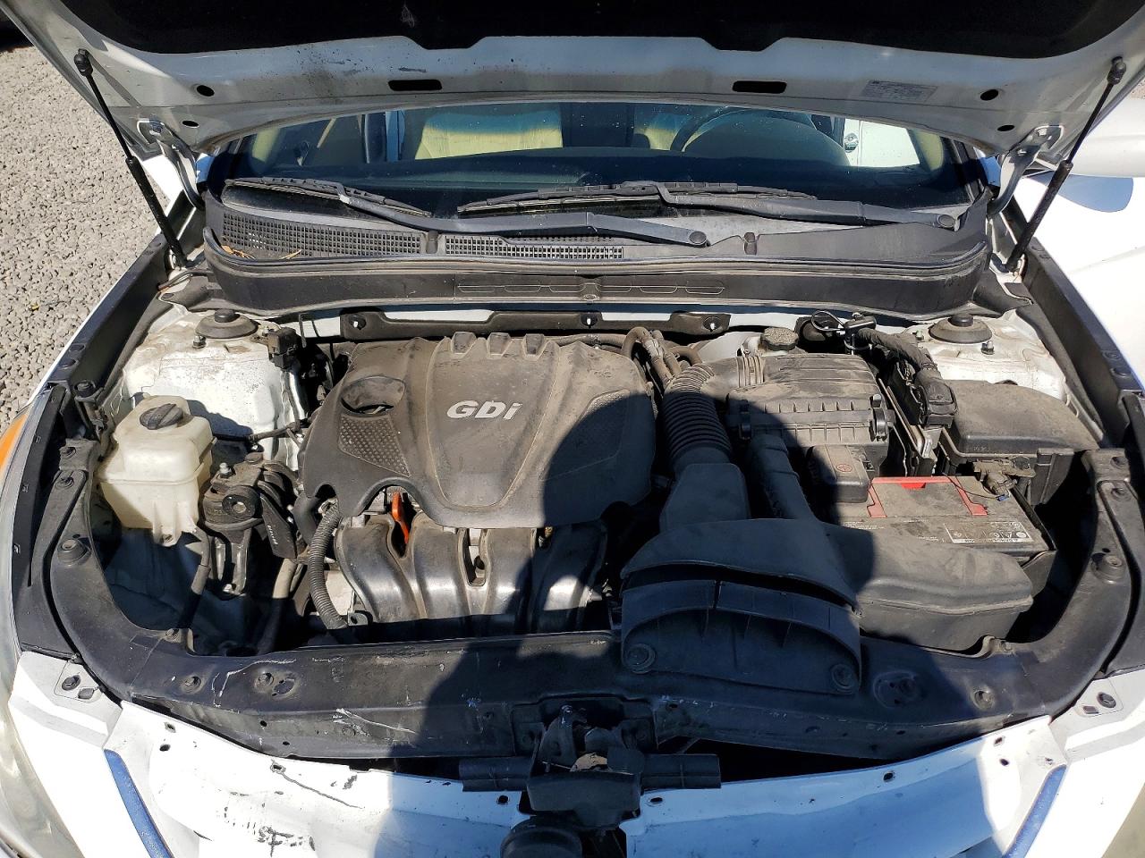 2013 Hyundai Sonata Gls White vin: 5NPEB4AC0DH776525