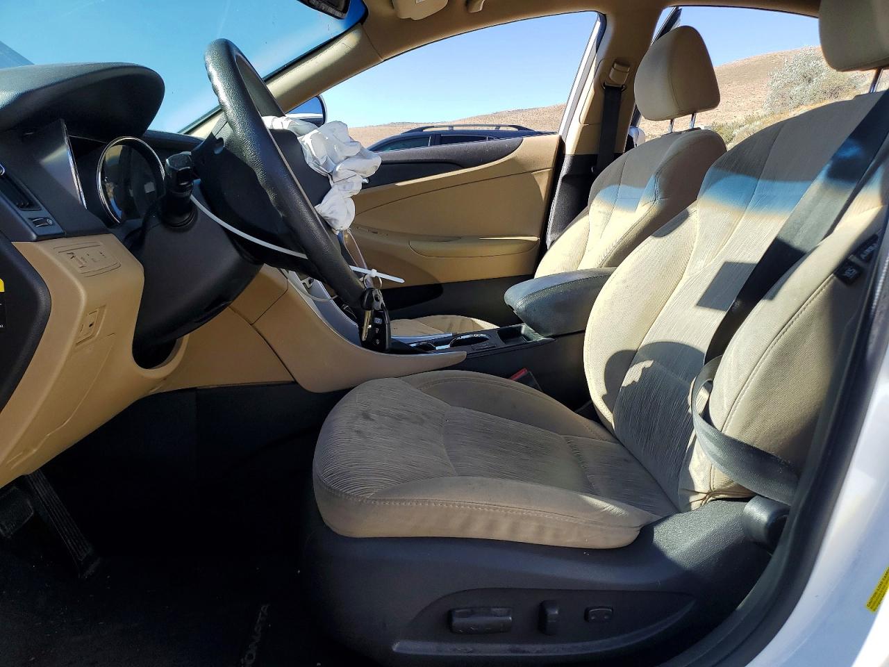 2013 Hyundai Sonata Gls White vin: 5NPEB4AC0DH776525