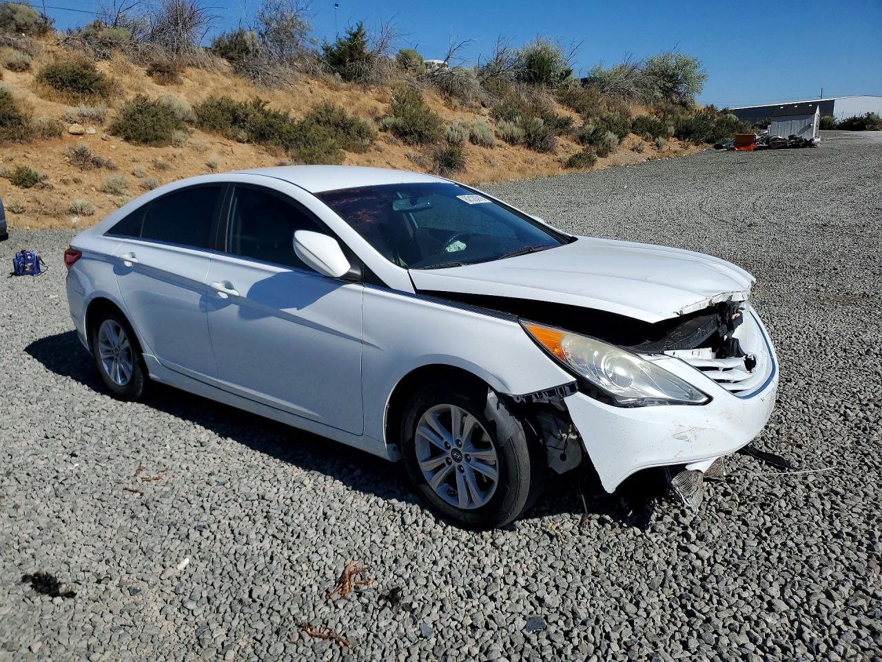 2013 Hyundai Sonata Gls White vin: 5NPEB4AC0DH776525