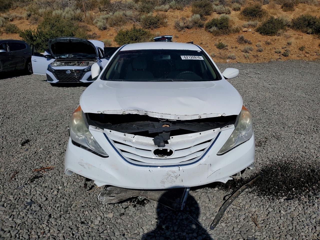 2013 Hyundai Sonata Gls White vin: 5NPEB4AC0DH776525