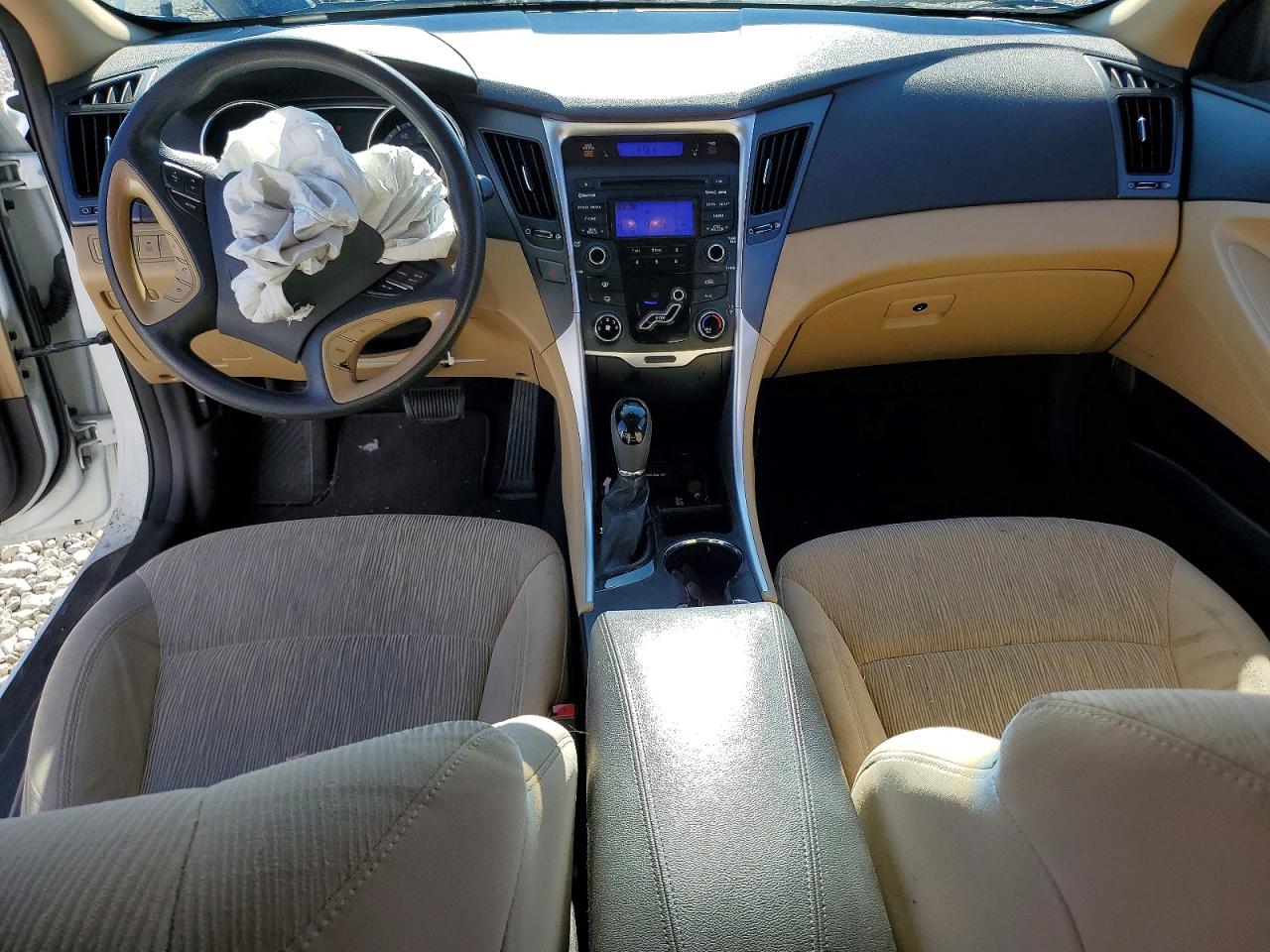 2013 Hyundai Sonata Gls White vin: 5NPEB4AC0DH776525