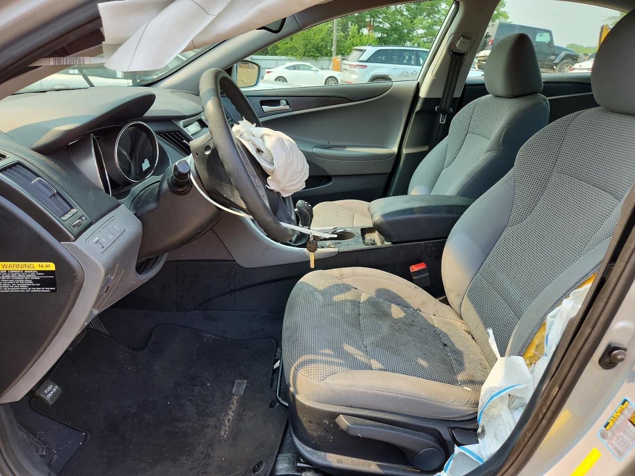 2013 Hyundai Sonata Gls Silver vin: 5NPEB4AC0DH786570