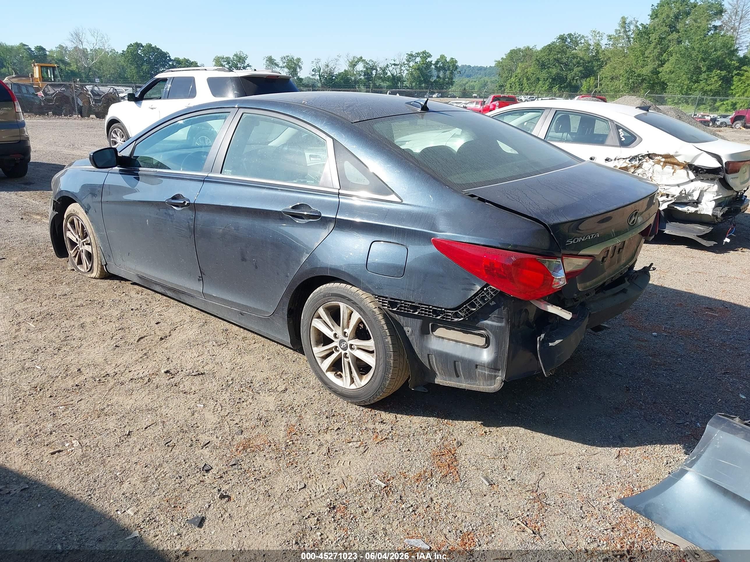 2013 Hyundai Sonata Gls Blue vin: 5NPEB4AC0DH789551