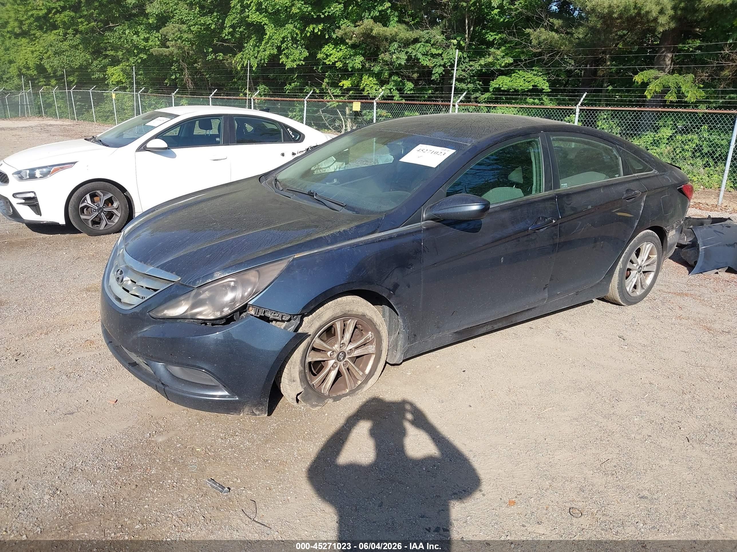 2013 Hyundai Sonata Gls Blue vin: 5NPEB4AC0DH789551