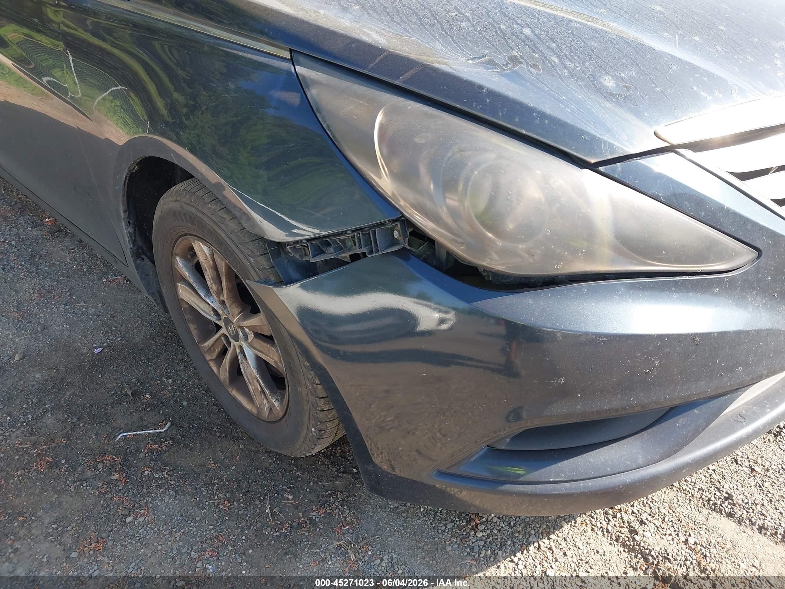 2013 Hyundai Sonata Gls Blue vin: 5NPEB4AC0DH789551