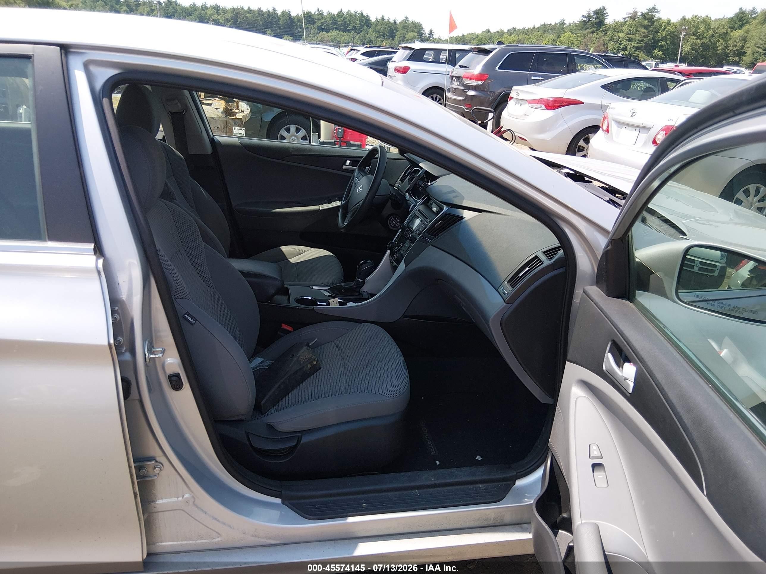 2013 Hyundai Sonata Gls Silver vin: 5NPEB4AC0DH791588
