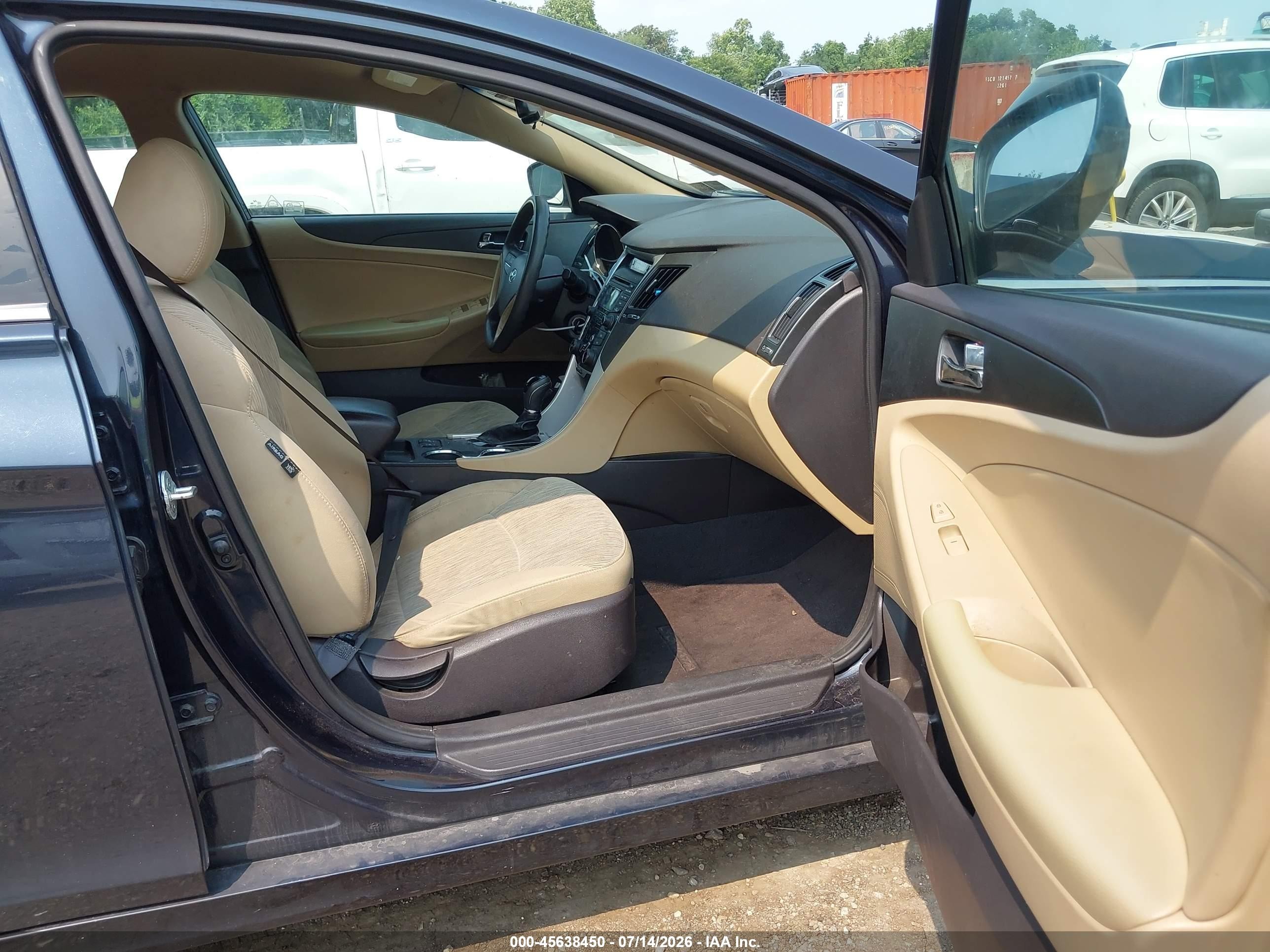 2013 Hyundai Sonata Gls Blue vin: 5NPEB4AC0DH791977