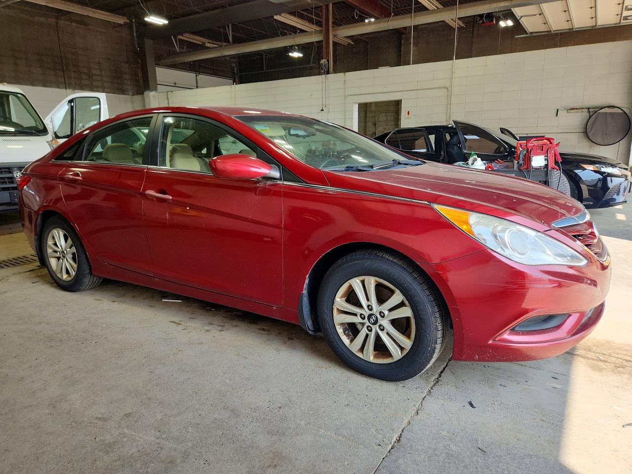 2013 Hyundai Sonata Gls Burgundy vin: 5NPEB4AC0DH796516