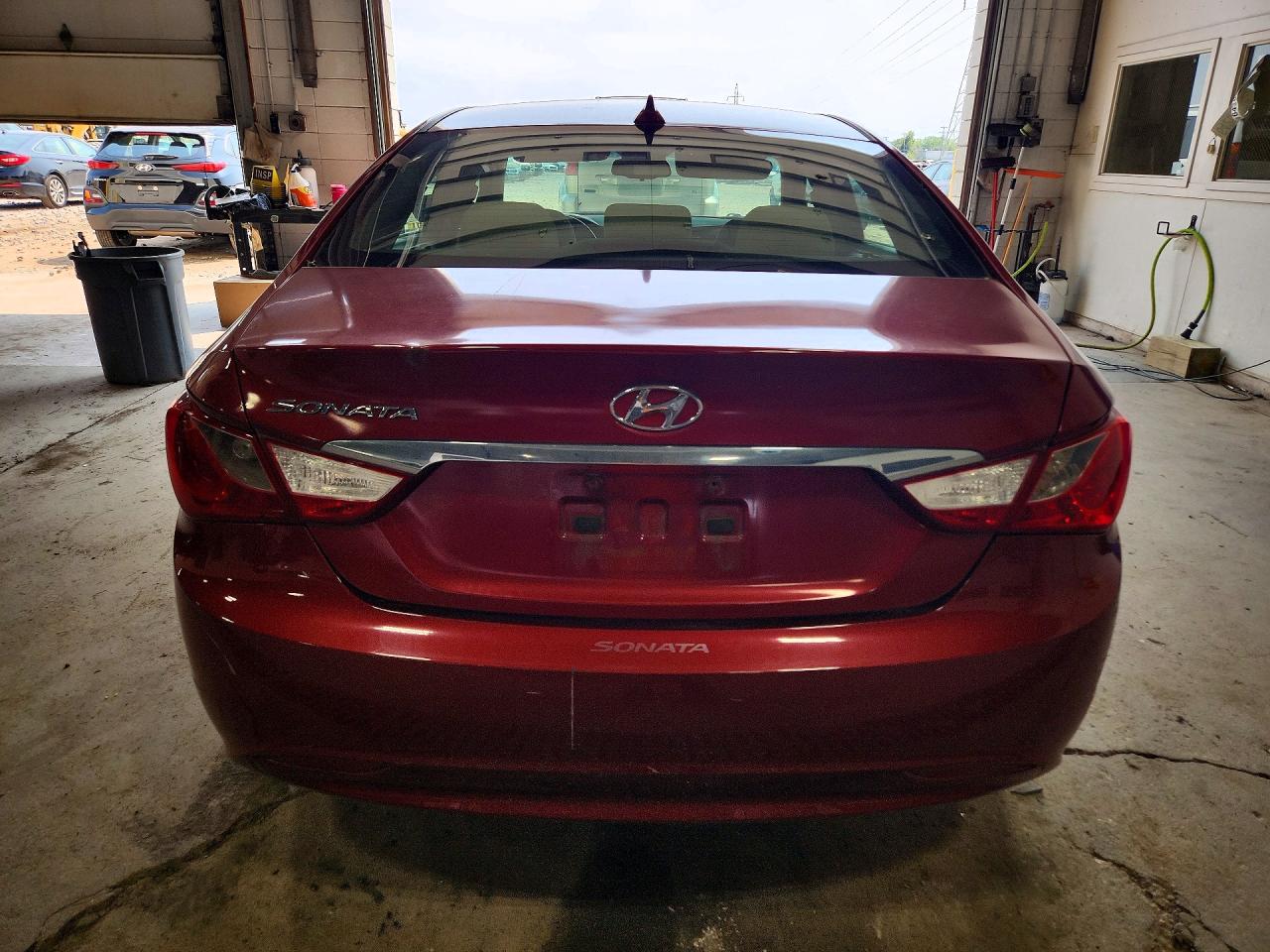 2013 Hyundai Sonata Gls Burgundy vin: 5NPEB4AC0DH796516