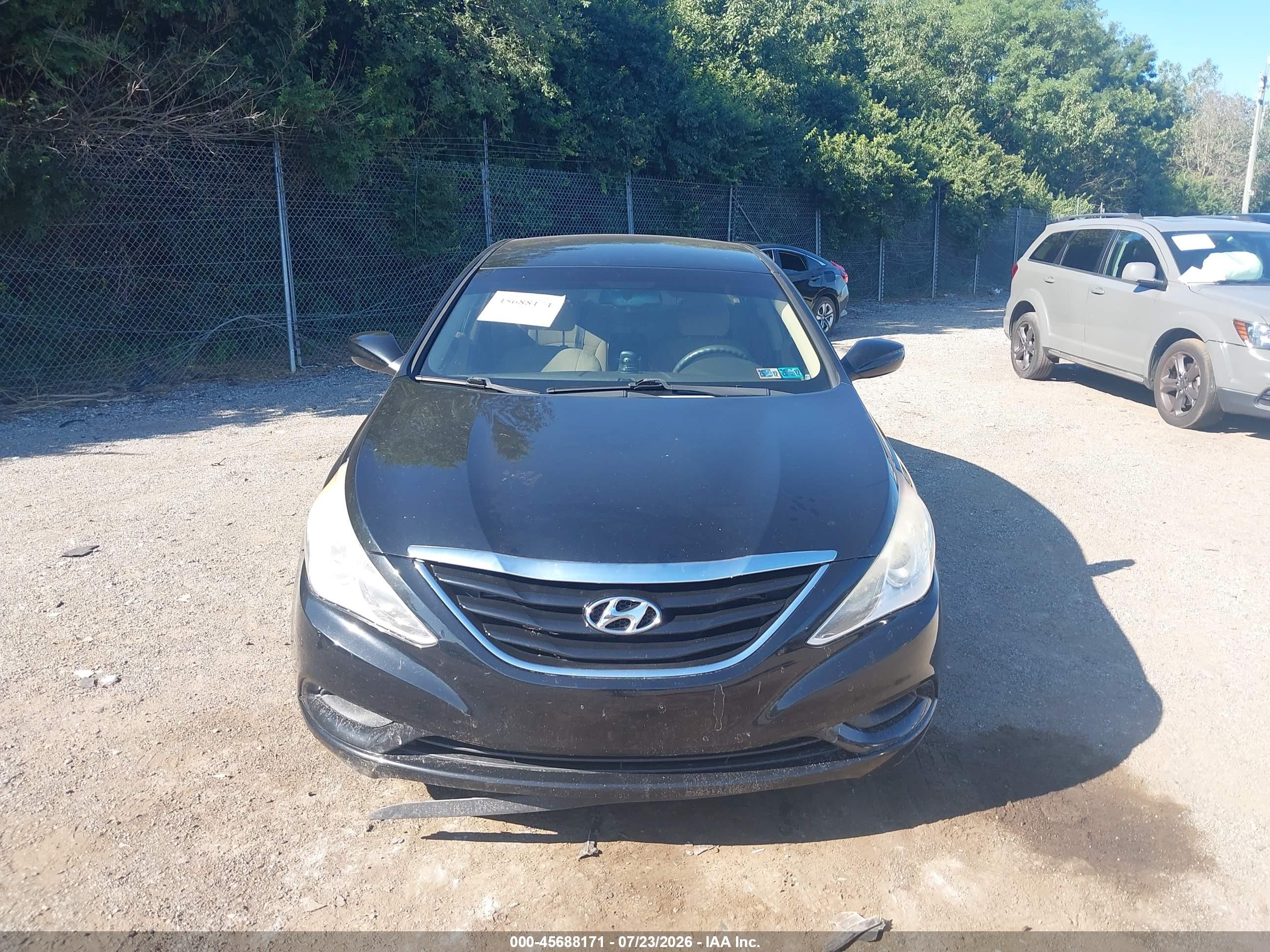 2013 Hyundai Sonata Gls Black vin: 5NPEB4AC0DH797388