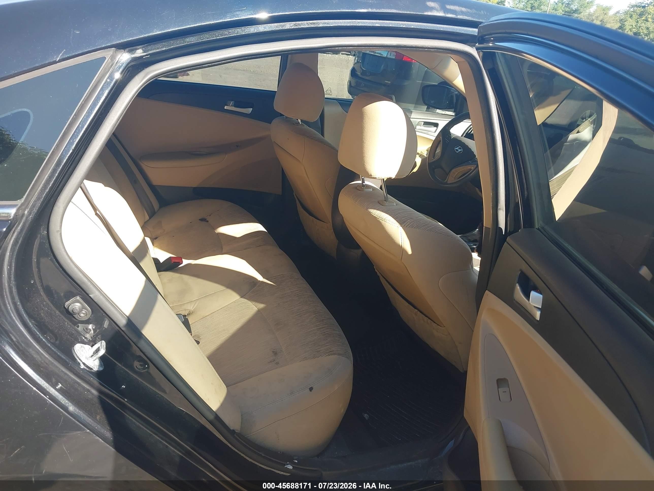 2013 Hyundai Sonata Gls Black vin: 5NPEB4AC0DH797388
