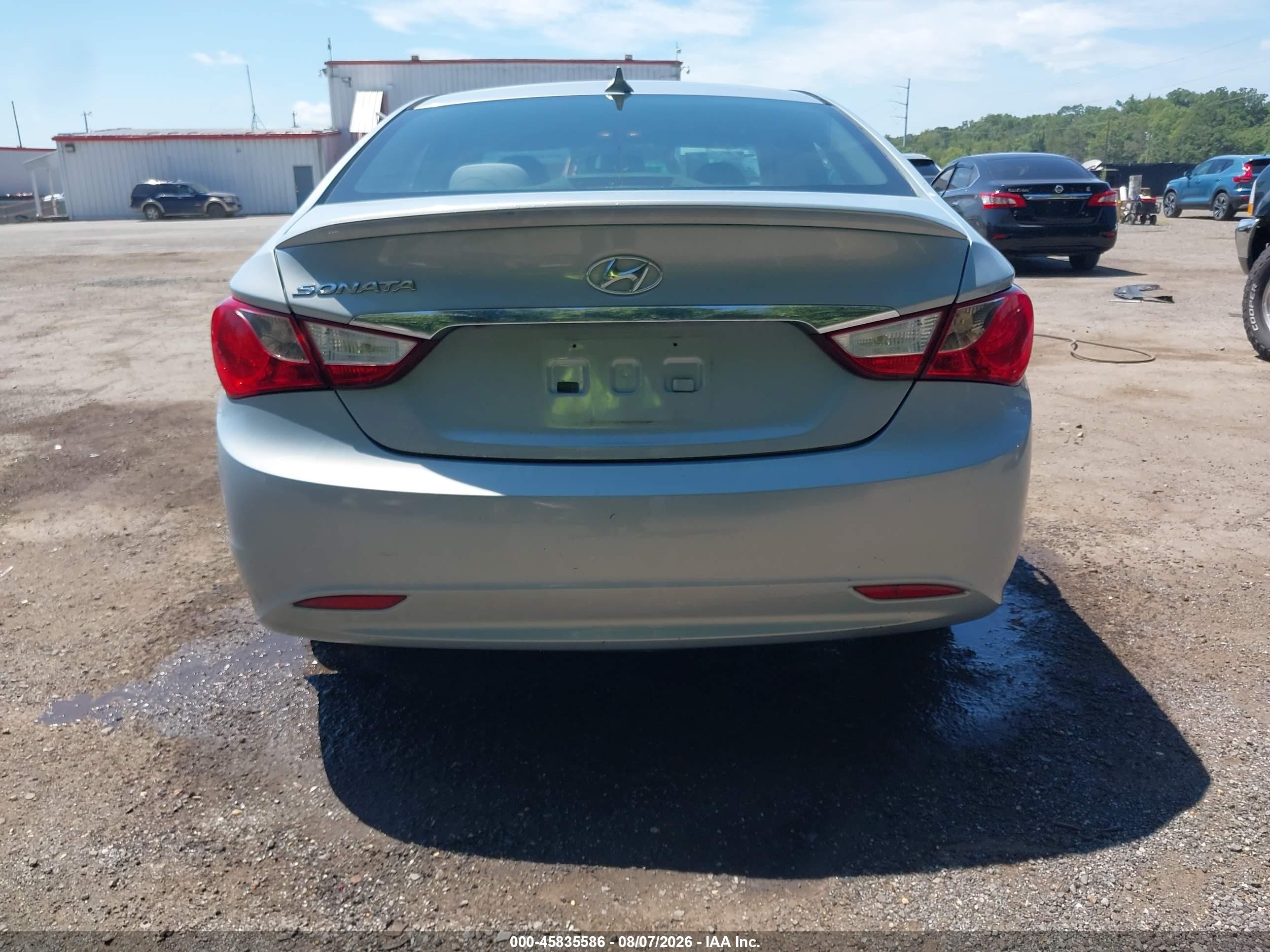 2013 Hyundai Sonata Gls Light Blue vin: 5NPEB4AC0DH801715