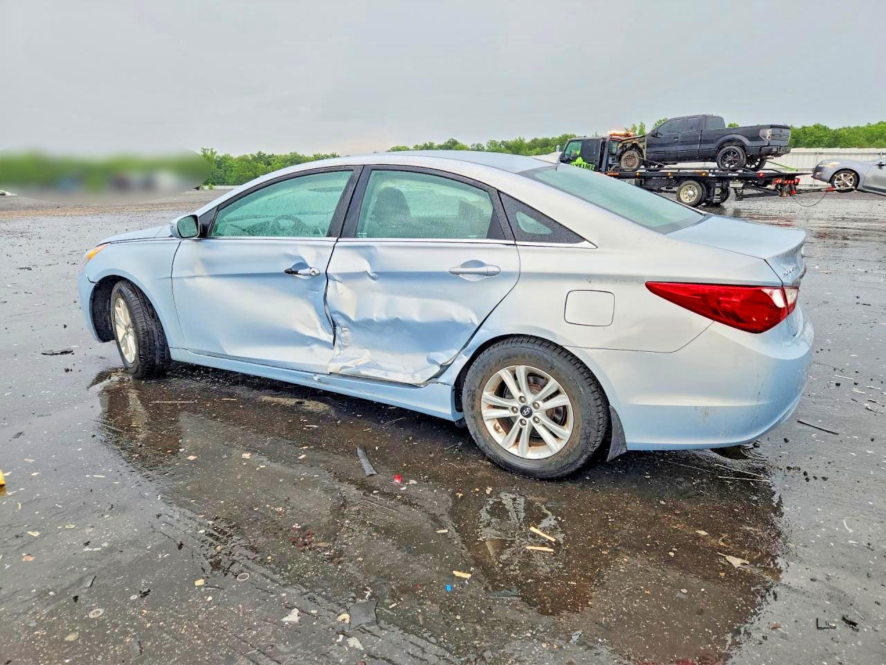2013 Hyundai Sonata Gls Blue vin: 5NPEB4AC0DH807451