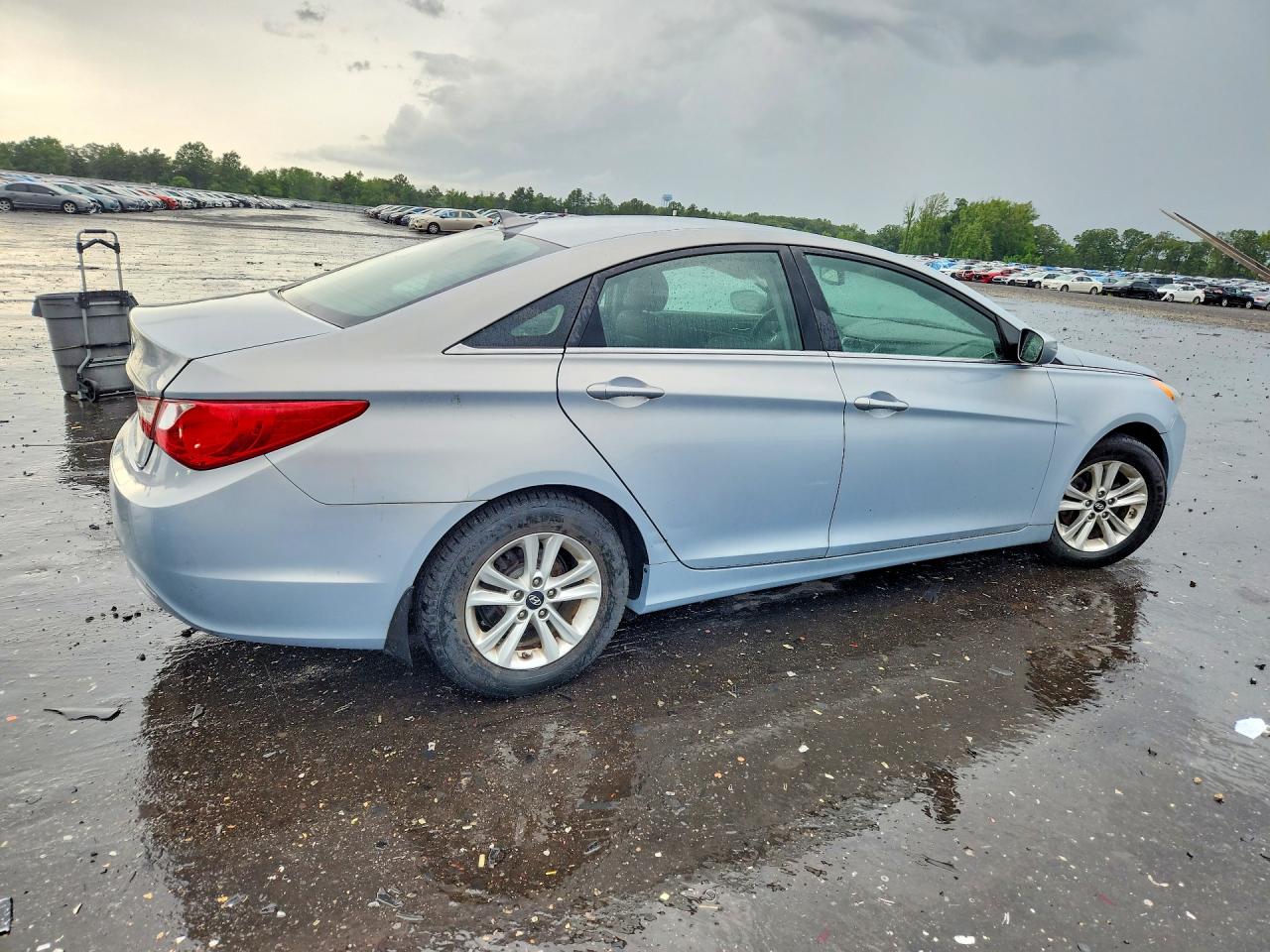 2013 Hyundai Sonata Gls Blue vin: 5NPEB4AC0DH807451
