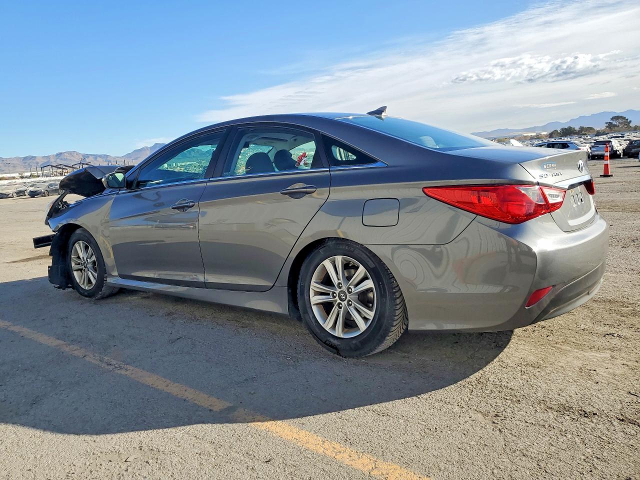 2014 Hyundai Sonata Gls Gray vin: 5NPEB4AC0EH811260