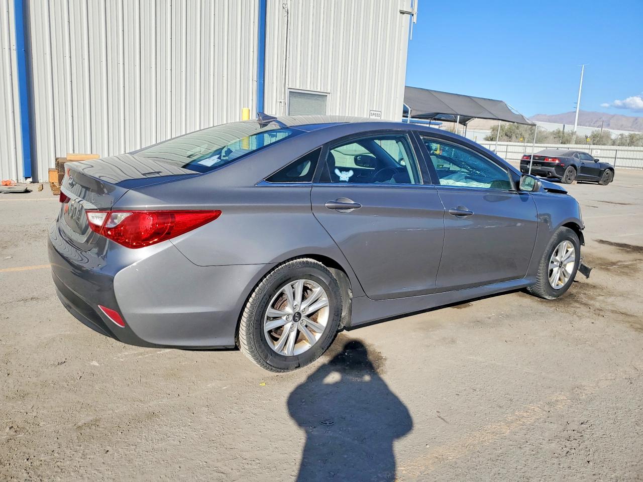 2014 Hyundai Sonata Gls Gray vin: 5NPEB4AC0EH811260