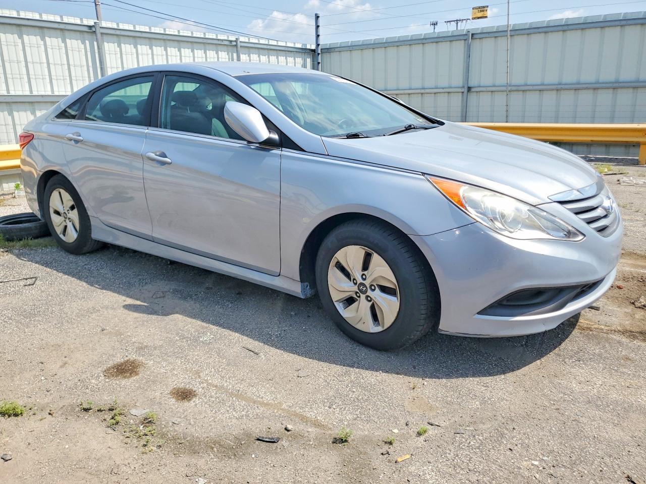 2014 Hyundai Sonata Gls Blue vin: 5NPEB4AC0EH820234