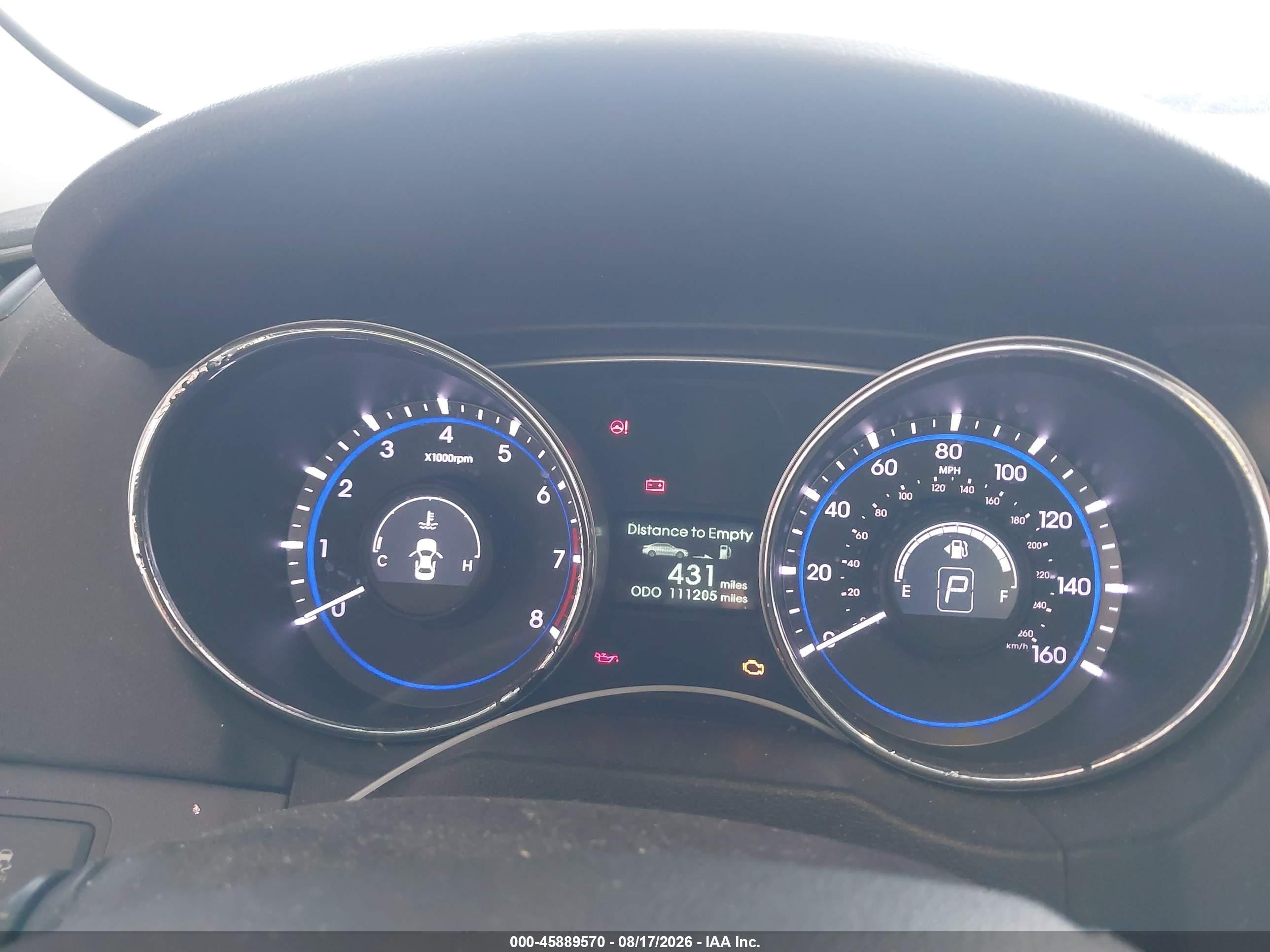 2014 Hyundai Sonata Gls Blue vin: 5NPEB4AC0EH825093