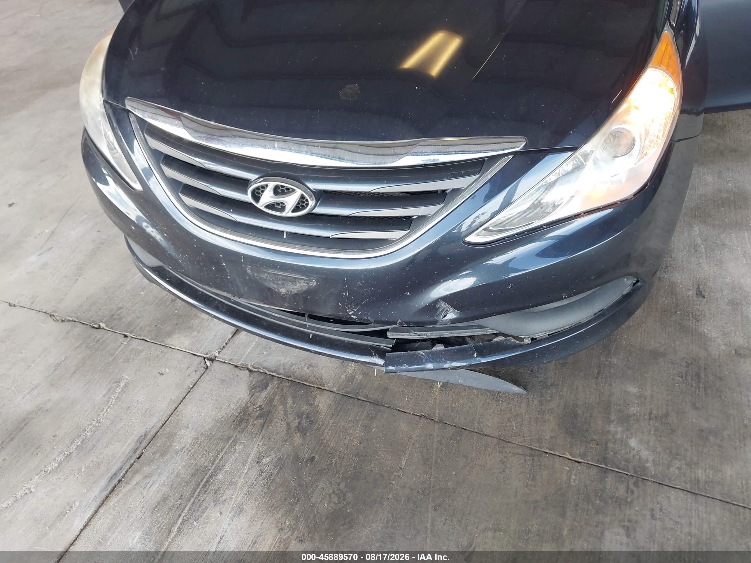 2014 Hyundai Sonata Gls Blue vin: 5NPEB4AC0EH825093