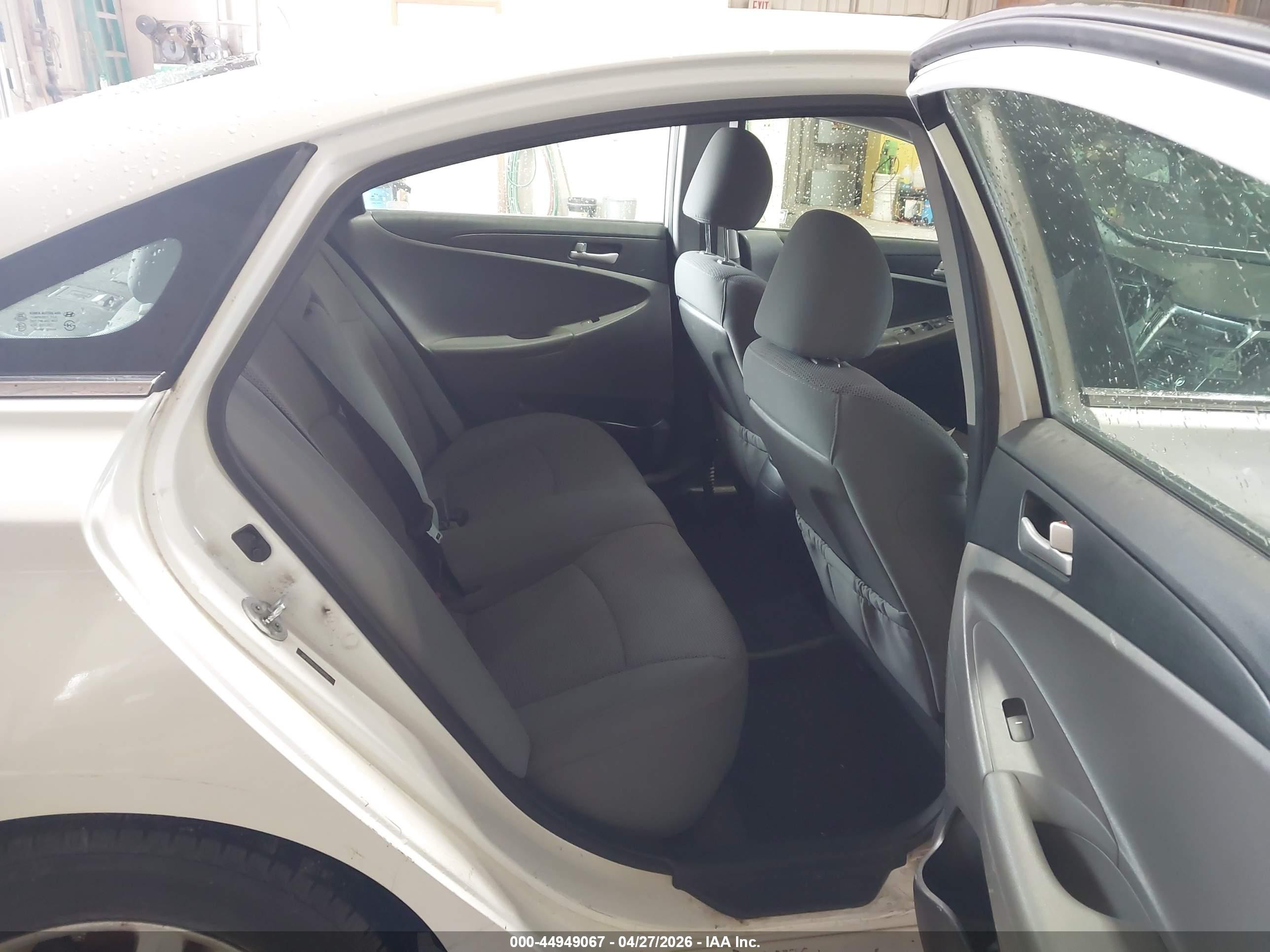 2014 Hyundai Sonata Gls White vin: 5NPEB4AC0EH844193